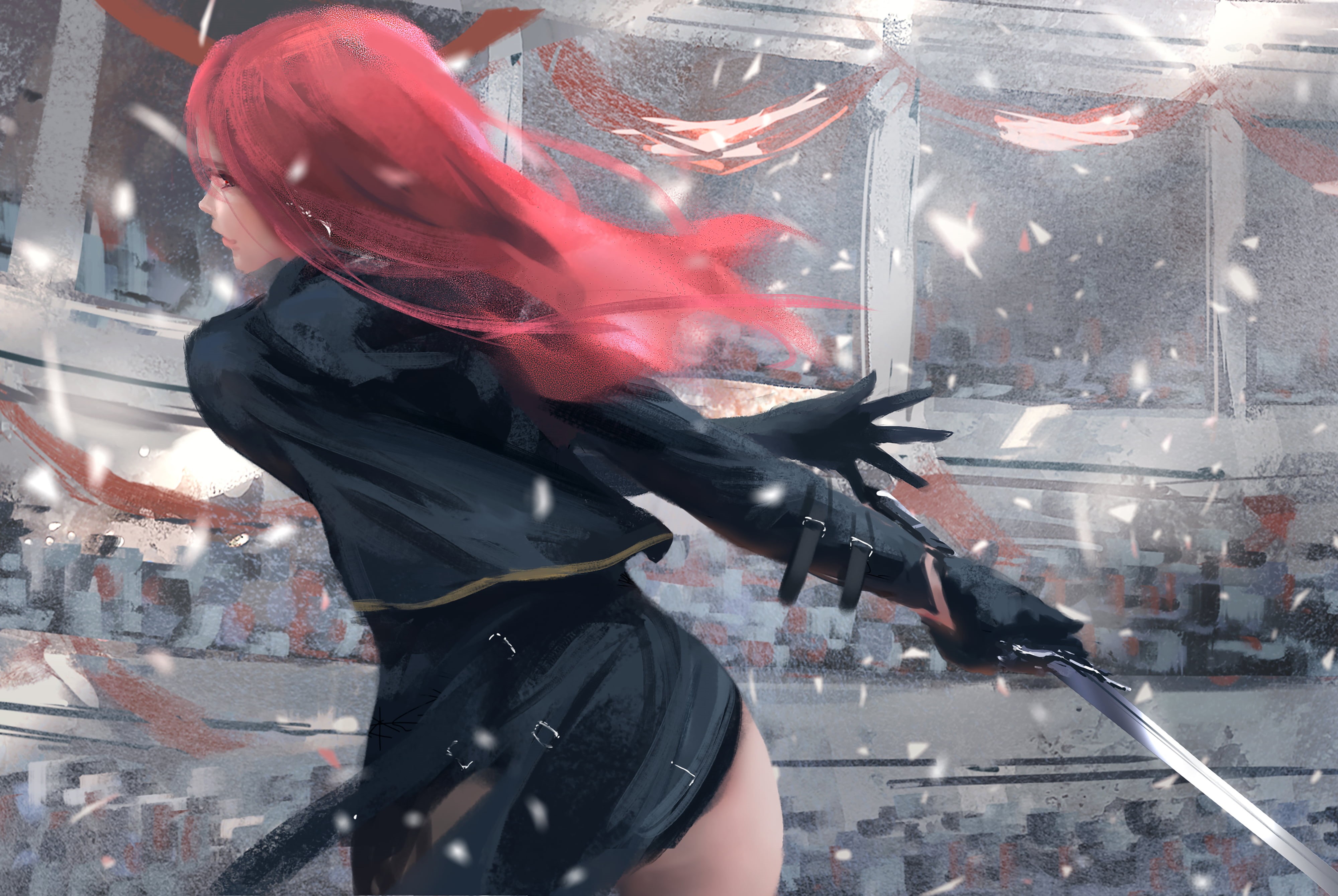 GhostBlade, 4K, Comics, HD Wallpaper