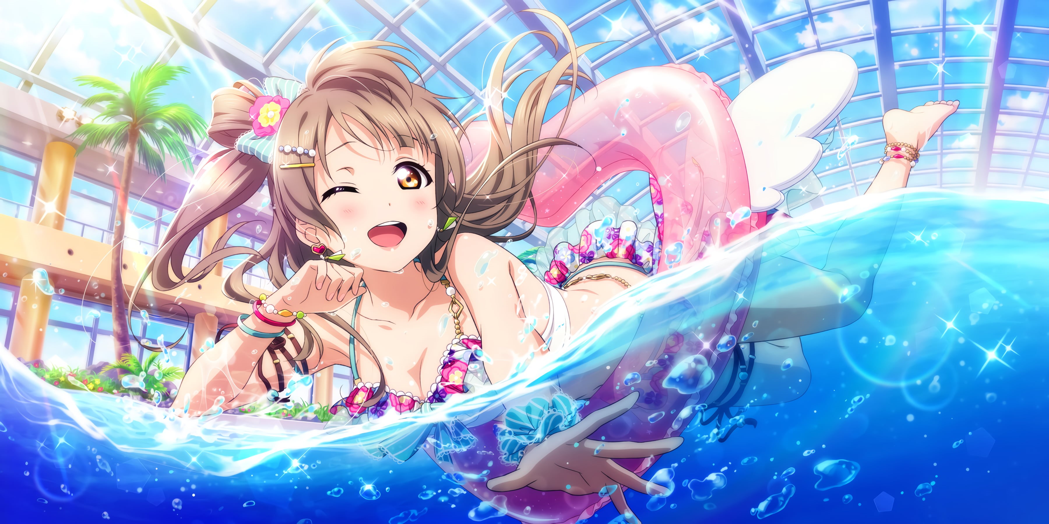 Love Live!, 2K, anime girls, Love Live! Sunshine, Love Live Series, HD Wallpaper