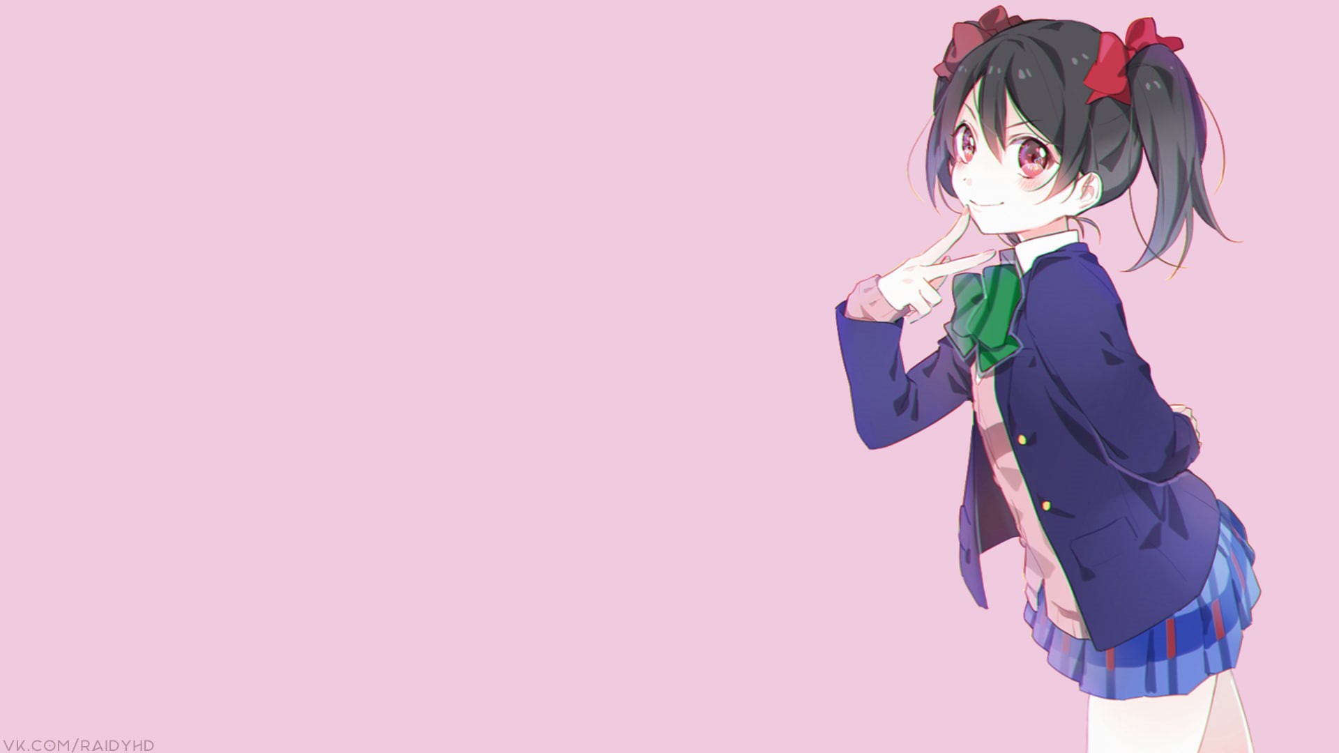 adult, females, young women, women, young adult, purple, fashion, hairstyle, Yazawa Nico, colored background, beautiful woman, side view, one person, anime, HD Wallpaper