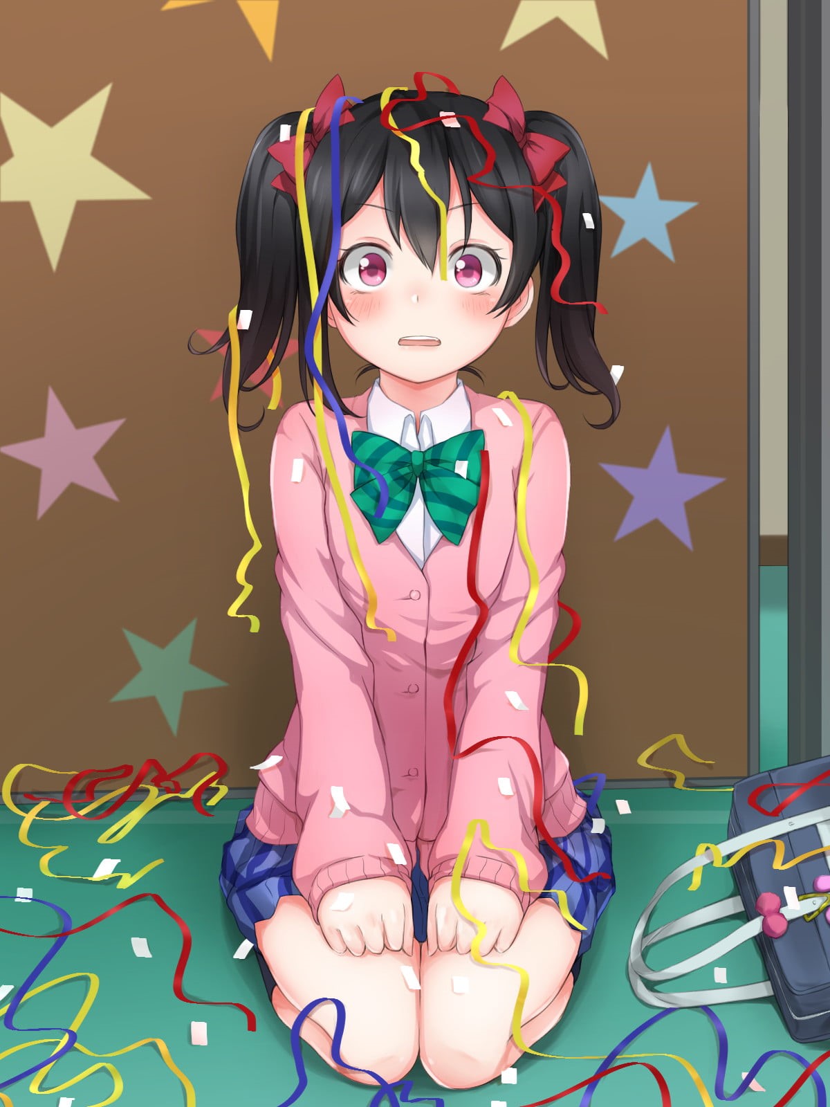 smiling, portrait, offspring, women, happiness, 720P, celebration, positive emotion, cute, relaxation, Yazawa Nico, child, anime girls, one person, emotion, Phone HD Wallpaper