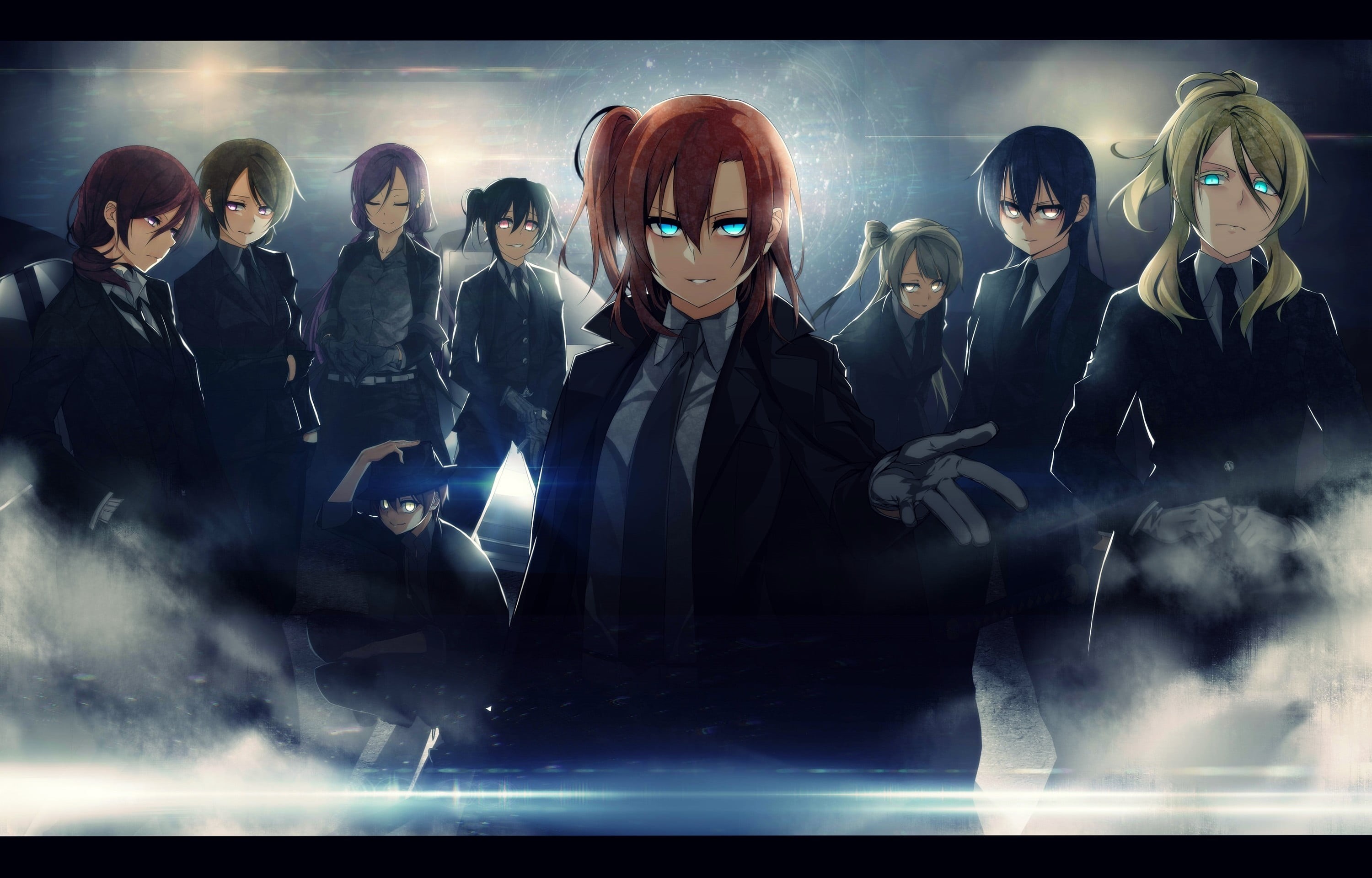 digital, indoors, well-dressed, real people, males, Yazawa Nico, Sonoda Umi, master, young adult, adult, businessman, large group of people, Toujou Nozomi, HD Wallpaper