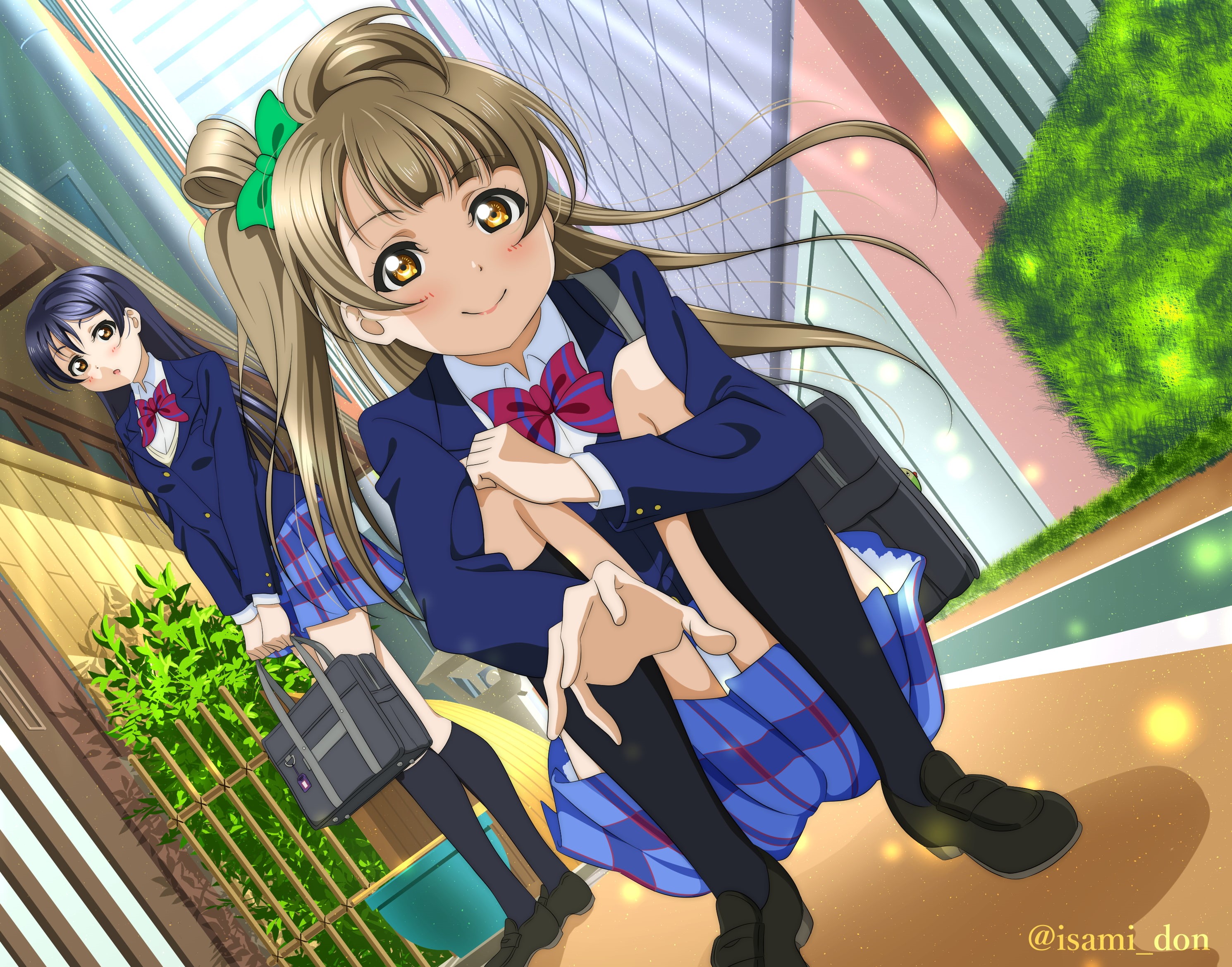 Kotori Minami, 2K, Anime, Love Live!, Umi Sonoda, HD Wallpaper