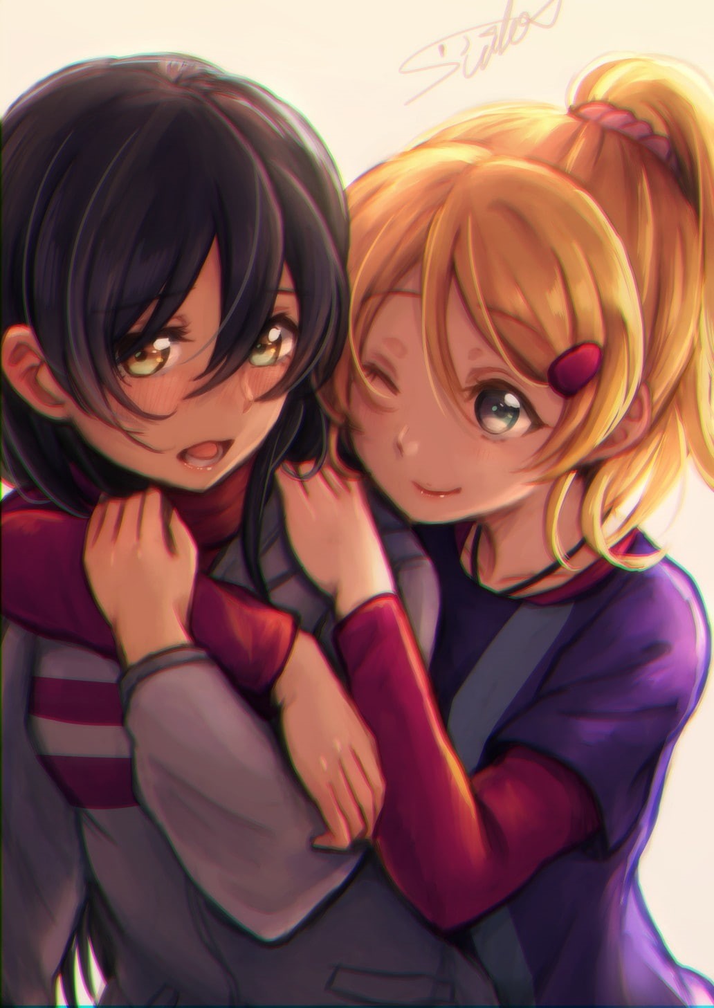 Sonoda Umi, anime girls, Ayase Eli, 720P, Love Live!, Phone HD Wallpaper