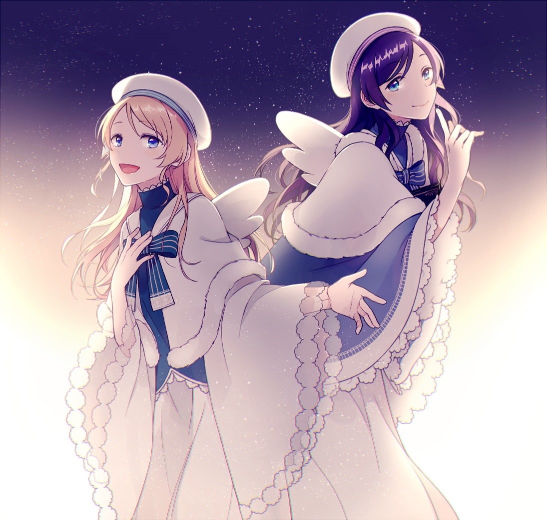 women, fashion, females, adult, emotion, young adult, hair, clothing, Sonoda Umi, blond hair, beautiful woman, anime girls, Ayase Eli, hat, beauty, hairstyle, HD Wallpaper