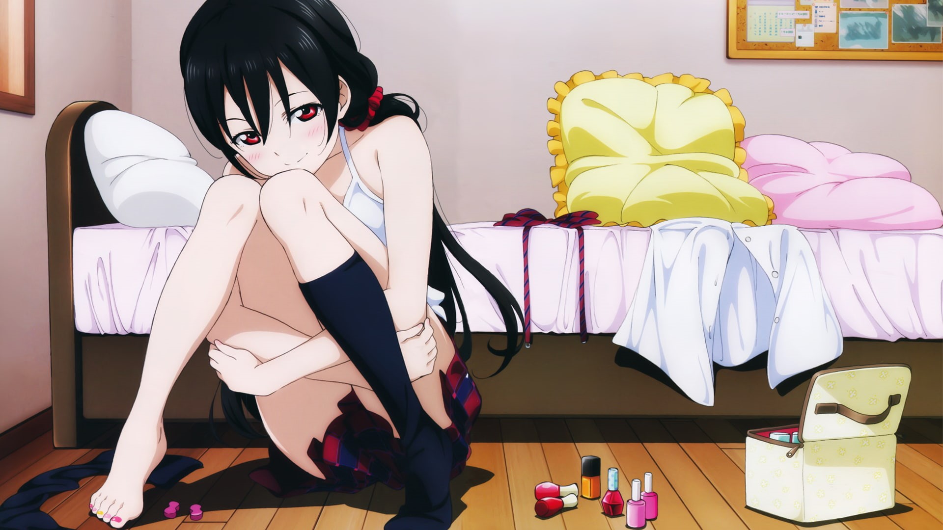 Love Live!, 1080P, anime girls, barefoot, HD Wallpaper