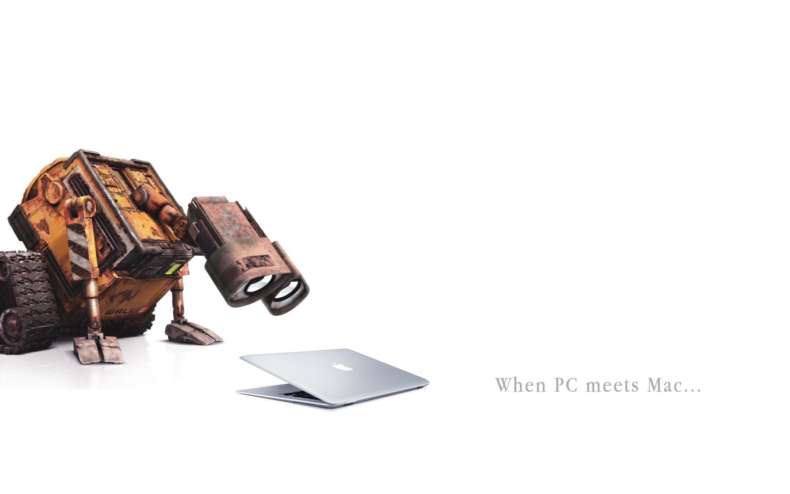 book, mac book, 2K, mac, laptop, wall, e, pc, wall·e, HD Wallpaper