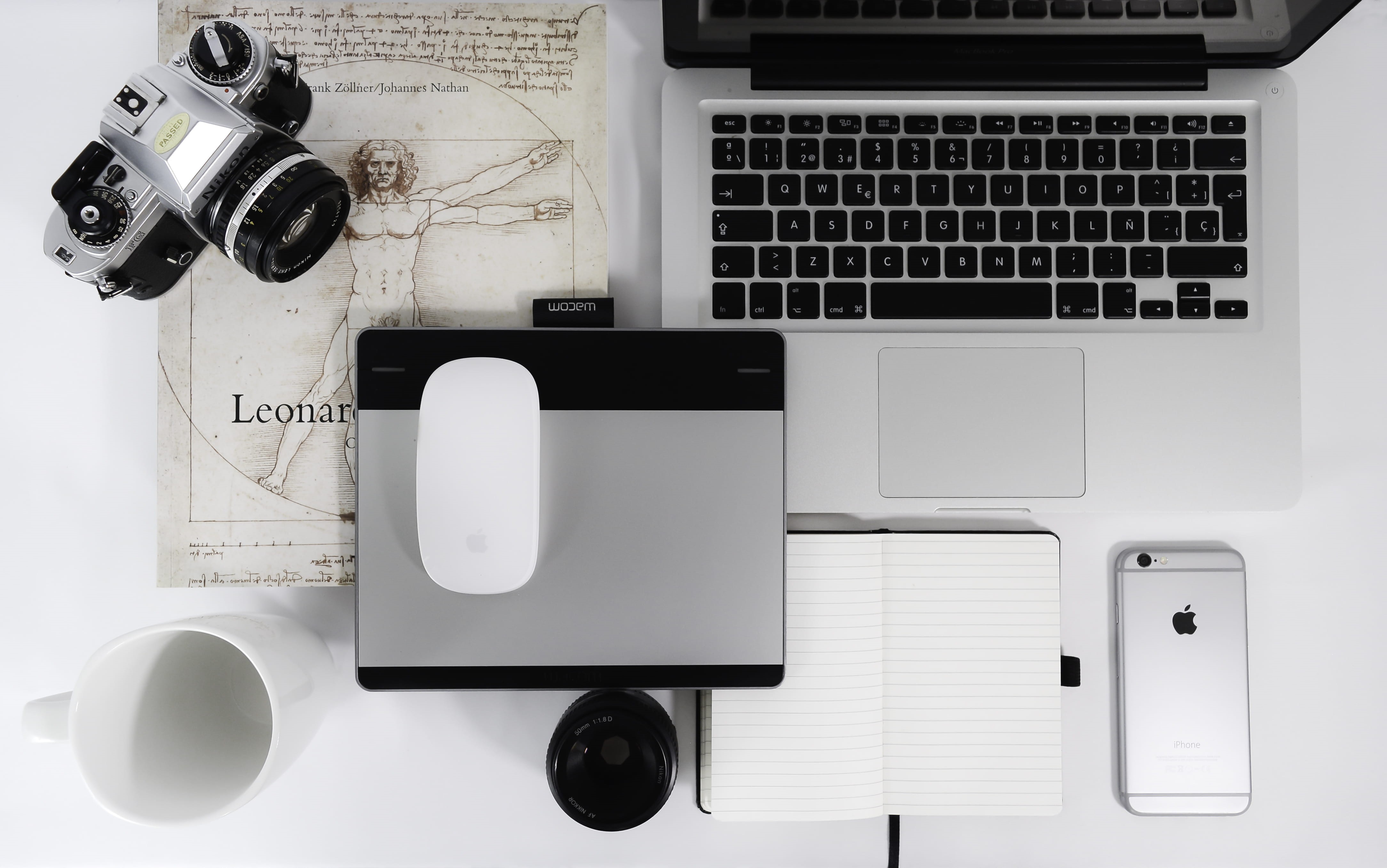 technology, paper, space, print, dslr, desktop, computer keyboard, communication, s, portable information device, apple, book, no people, wireless technology, HD Wallpaper
