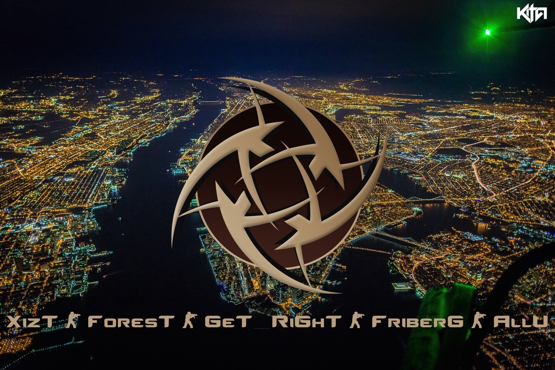 text, shape, city, ninjas, e, aerial view, illuminated, long exposure, Counter-Strike: Global Offensive, built structure, 1080P, outdoors, nature, light - natural phenomenon, HD Wallpaper