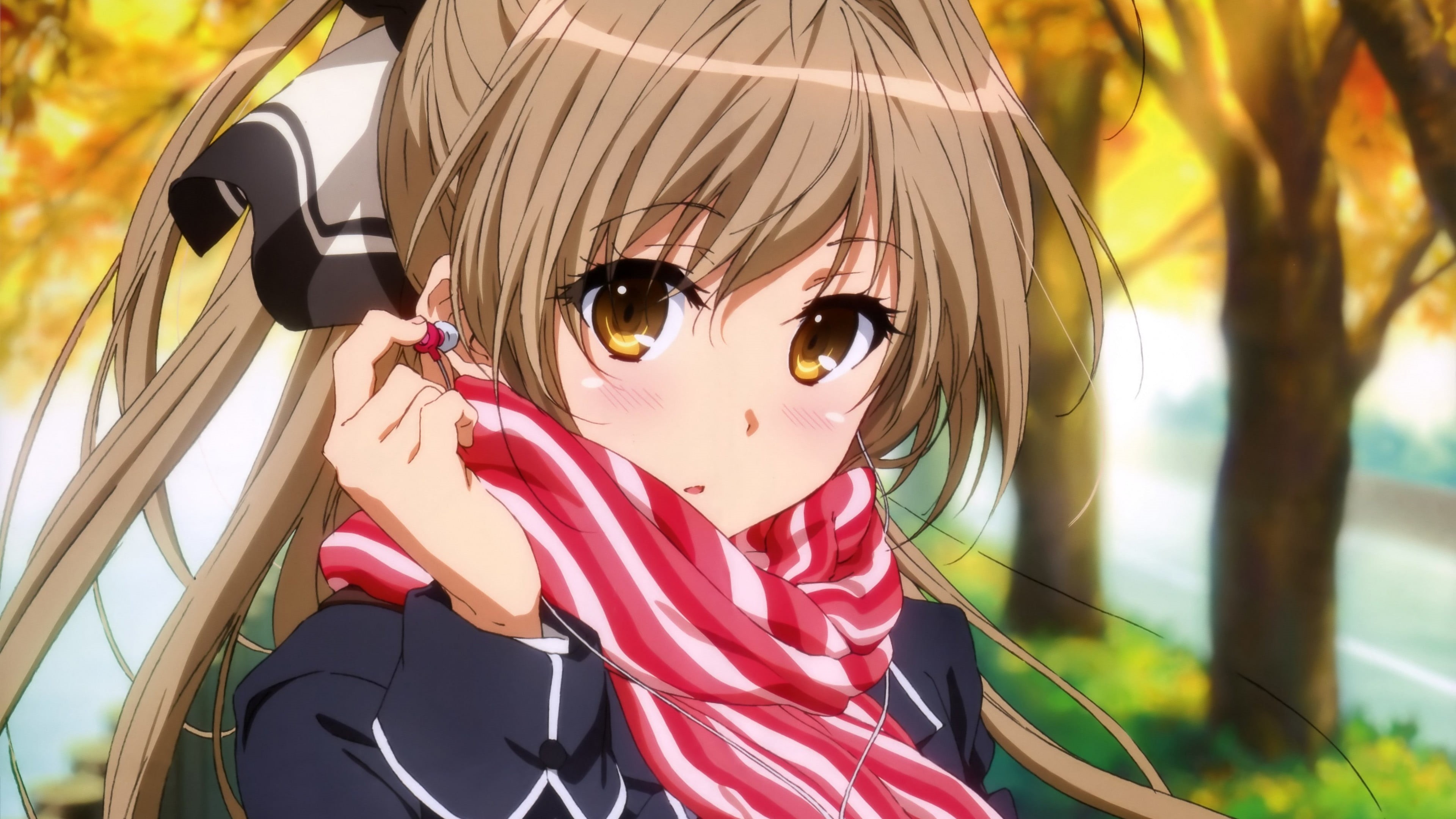 leisure activity, real people, sunlight, representation, anime girls, lifestyles, innocence, focus on foreground, nature, mask, fashion, Amagi Brilliant Park, HD Wallpaper