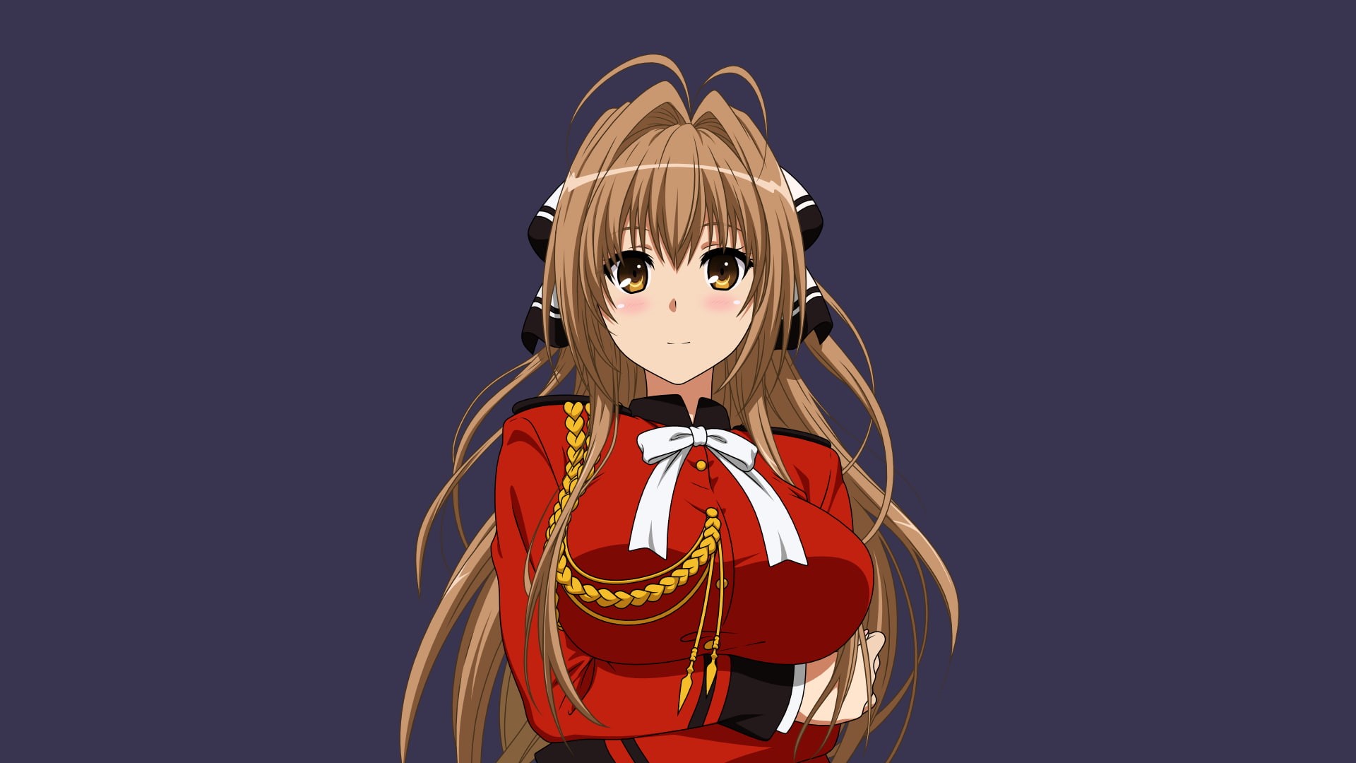 anime girls, Sento Isuzu, one person, dressing up, representation, cut out, indoors, event, art and craft, red, celebration, Amagi Brilliant Park, mask, HD Wallpaper