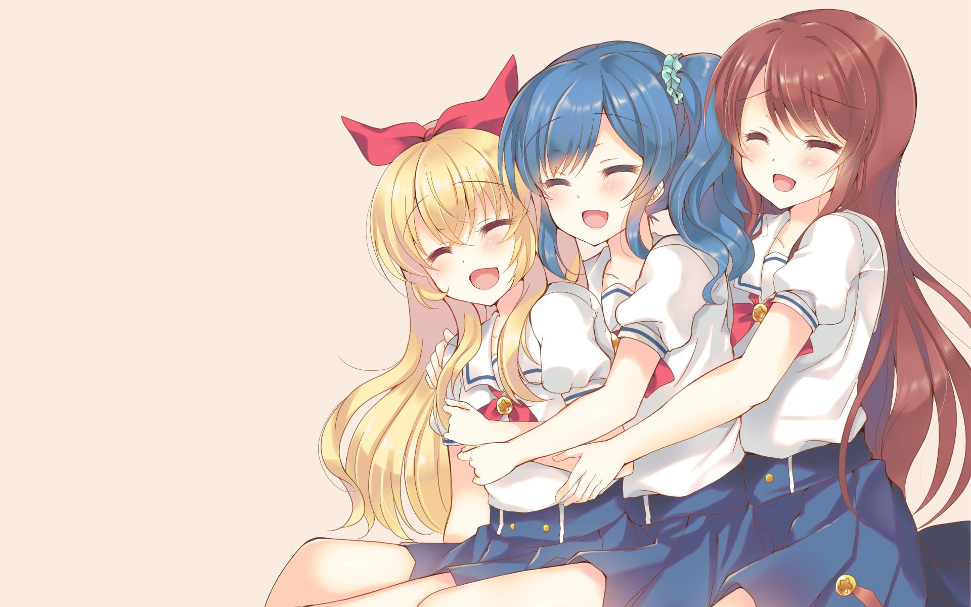 Aikatsu!, Ichigo Hoshimiya, 1080P, Ran Shibuki, Anime, Aoi Kiriya, HD Wallpaper
