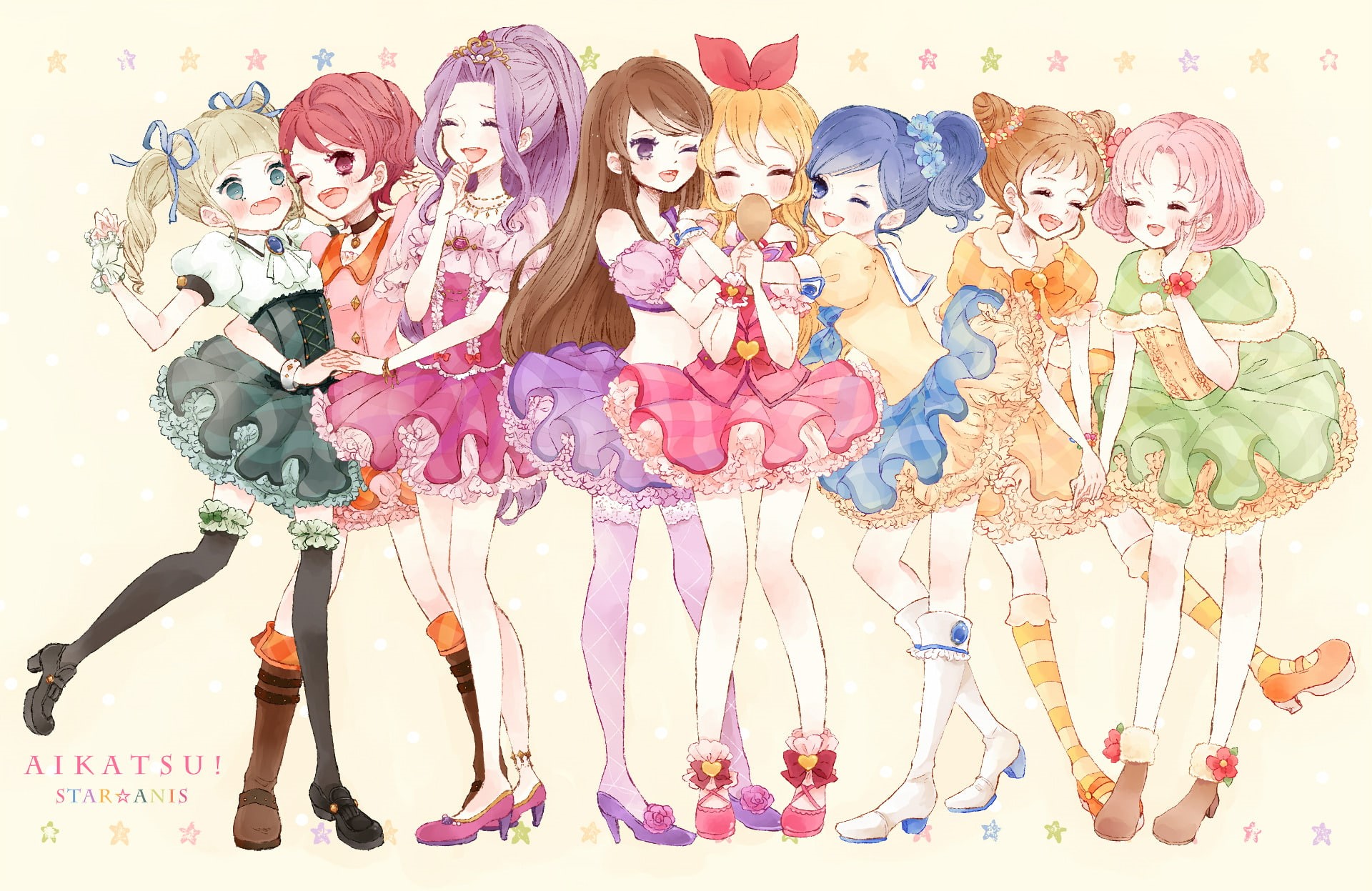 Aikatsu!, Anime, 1080P, HD Wallpaper