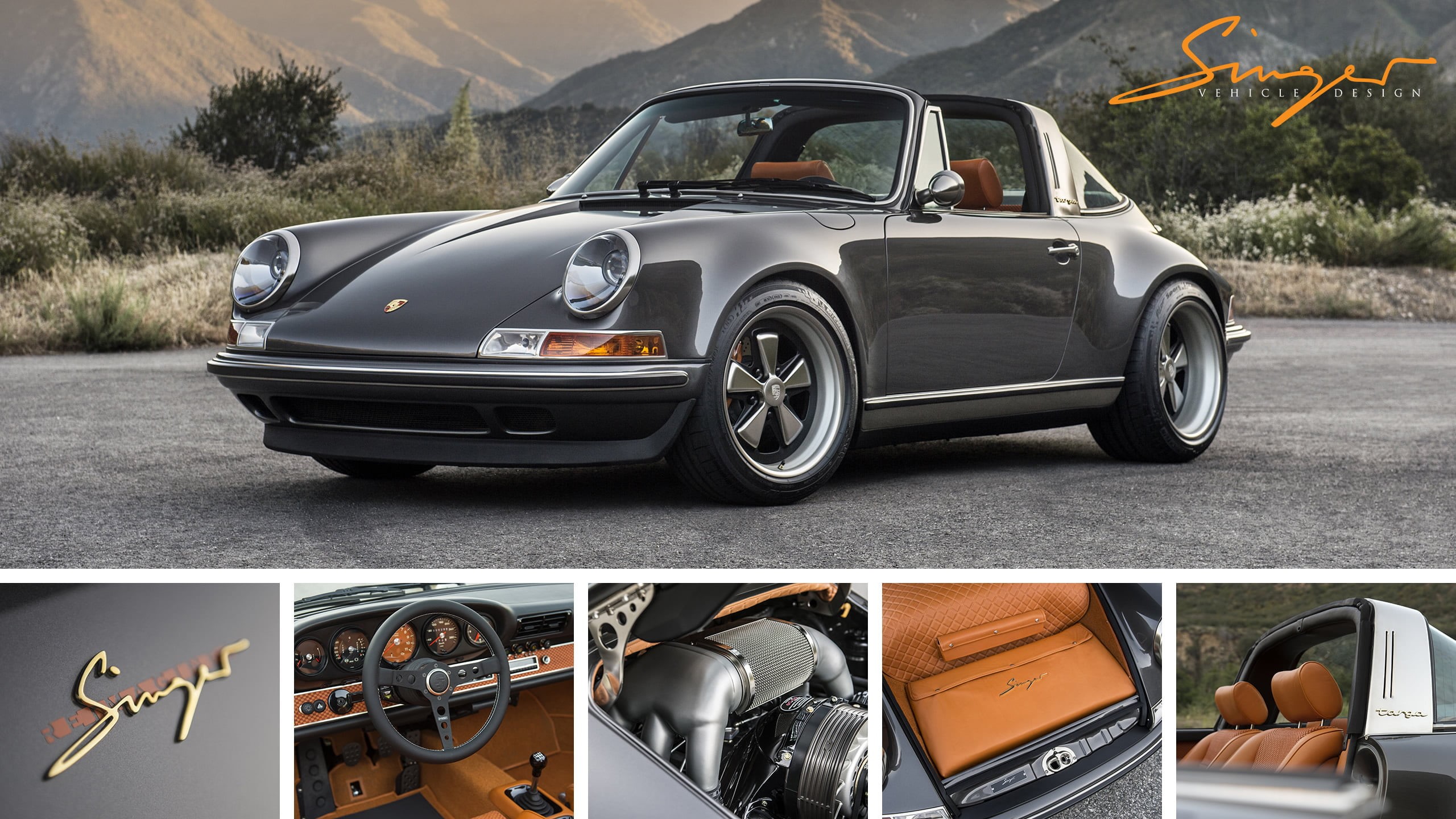 Porsche, sports car, automotive, 2K, car, car interior, singer, HD Wallpaper