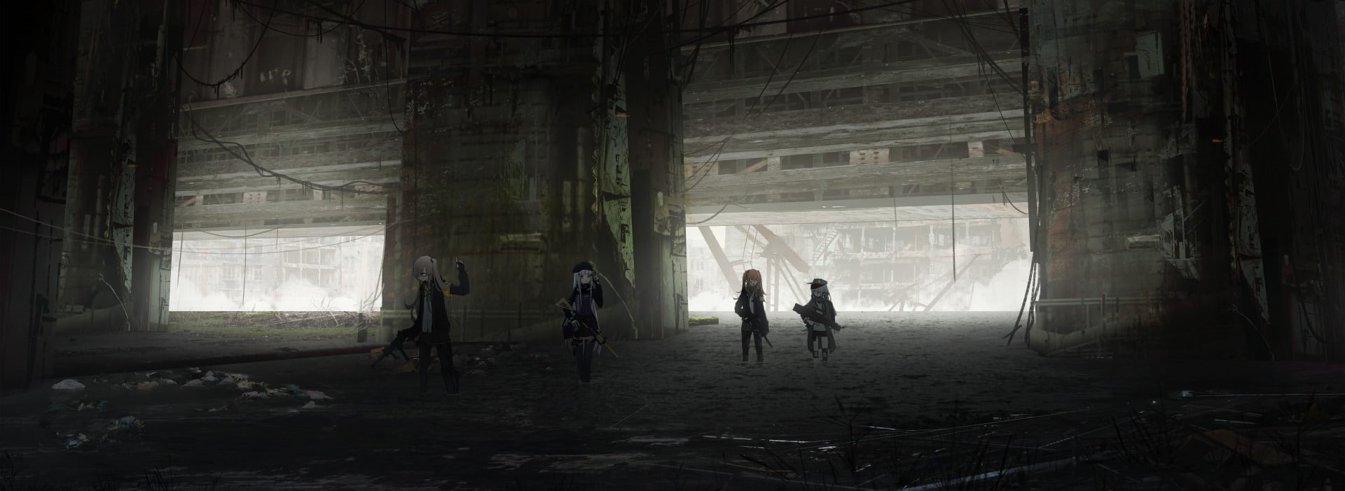 G11 (Girls Frontline), HK416 (Girls Frontline), Girls Frontline, UMP9 (Girls Frontline), Video Game, UMP45 (Girls Frontline), 1080P, HD Wallpaper