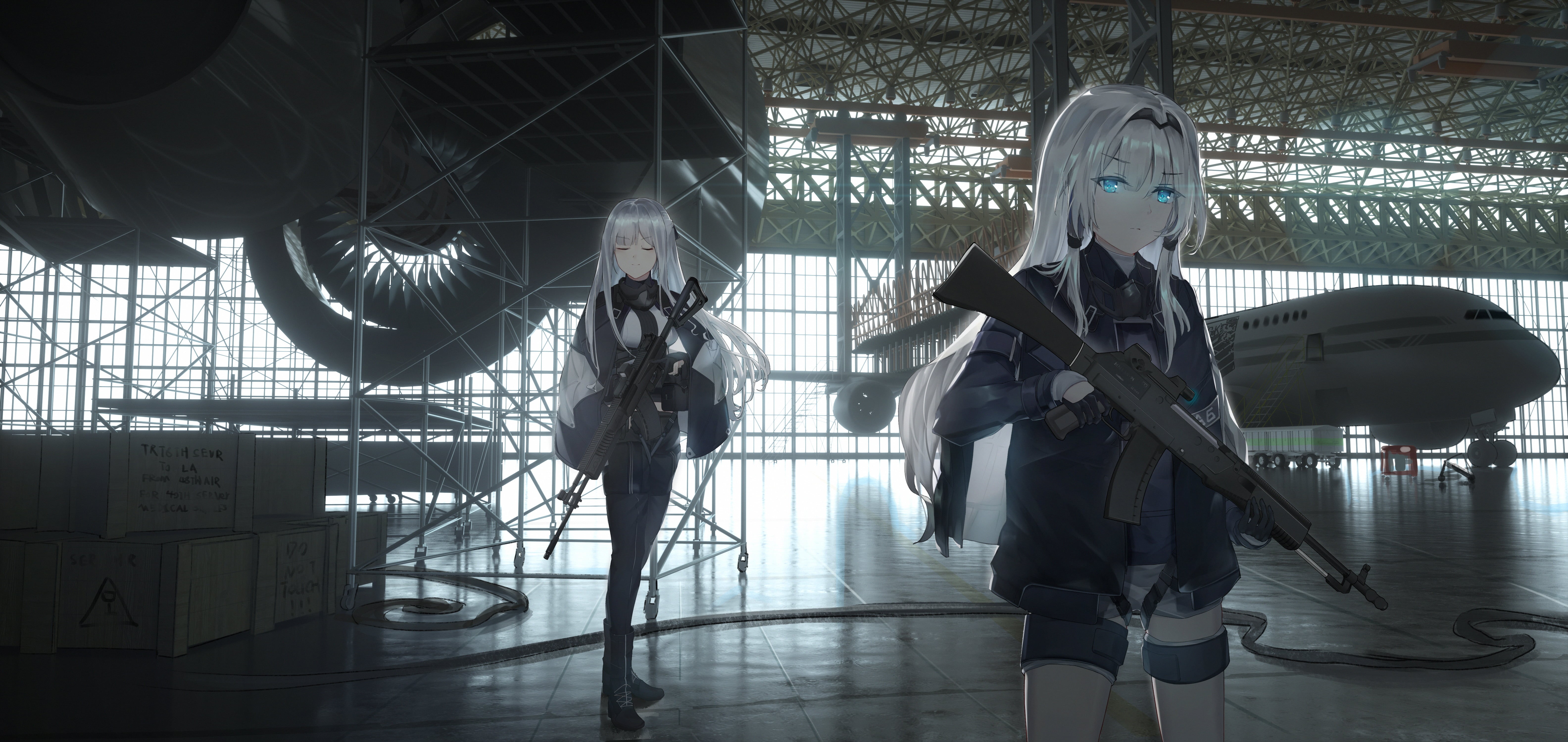 AK-12 (Girls Frontline), AN-94 (Girls Frontline), 5K, Video Game, Girls Frontline, HD Wallpaper