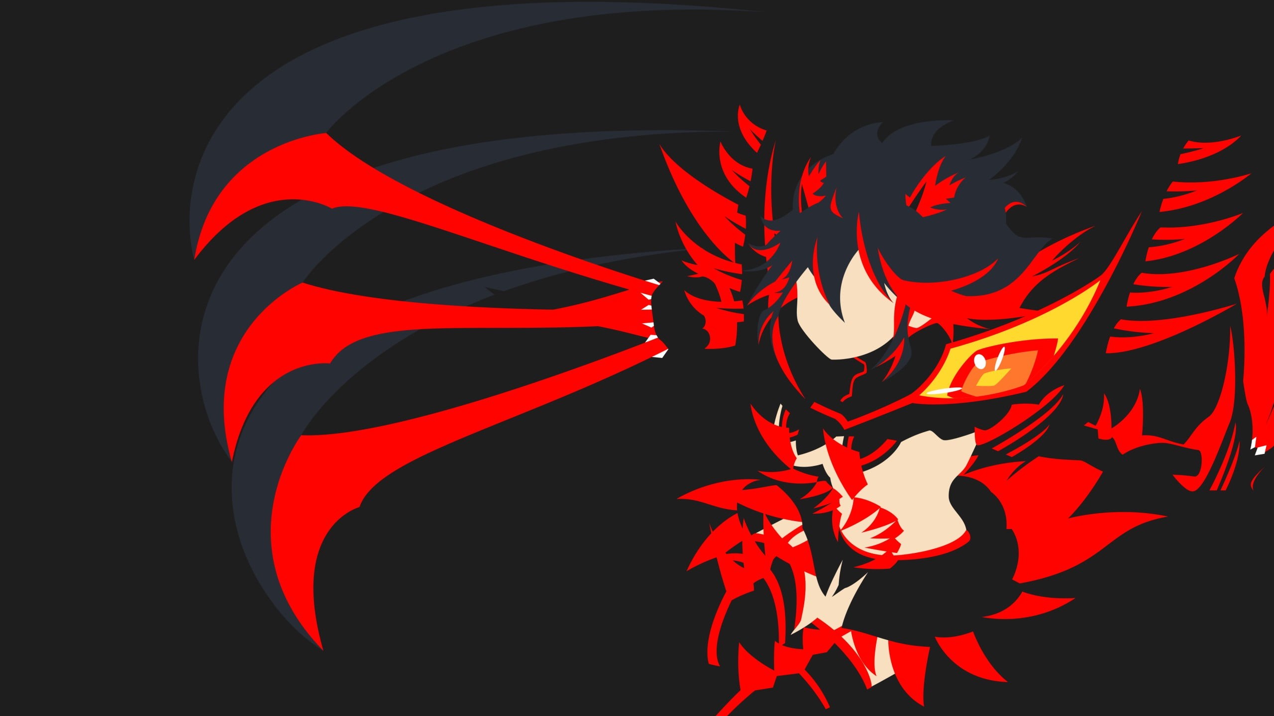 pattern, creativity, Senketsu, 2K, indoors, close-up, no people, warning sign, communication, red, animal representation, representation, abstract, black color, HD Wallpaper