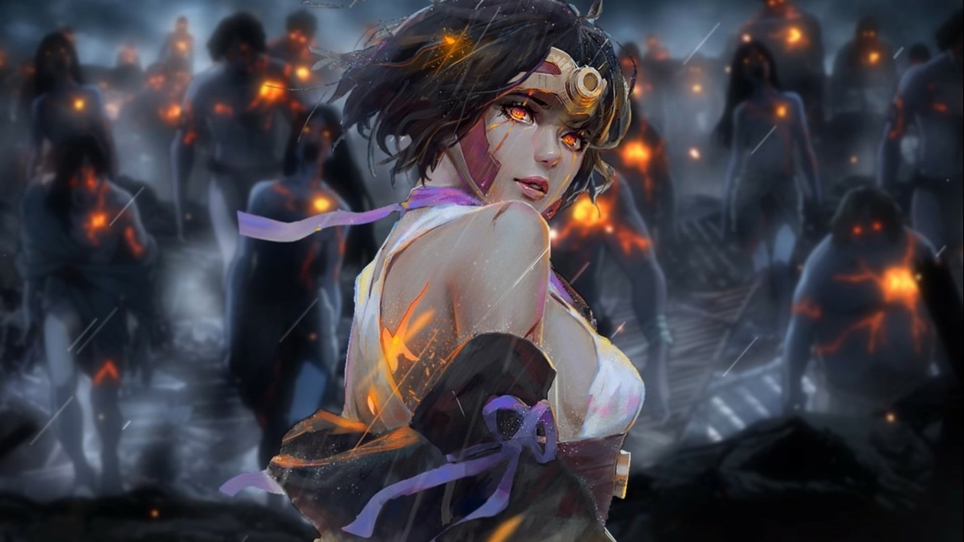 Kabaneri of the Iron Fortress, Mumei (Kabaneri of the Iron Fortress), Anime, 1080P, HD Wallpaper