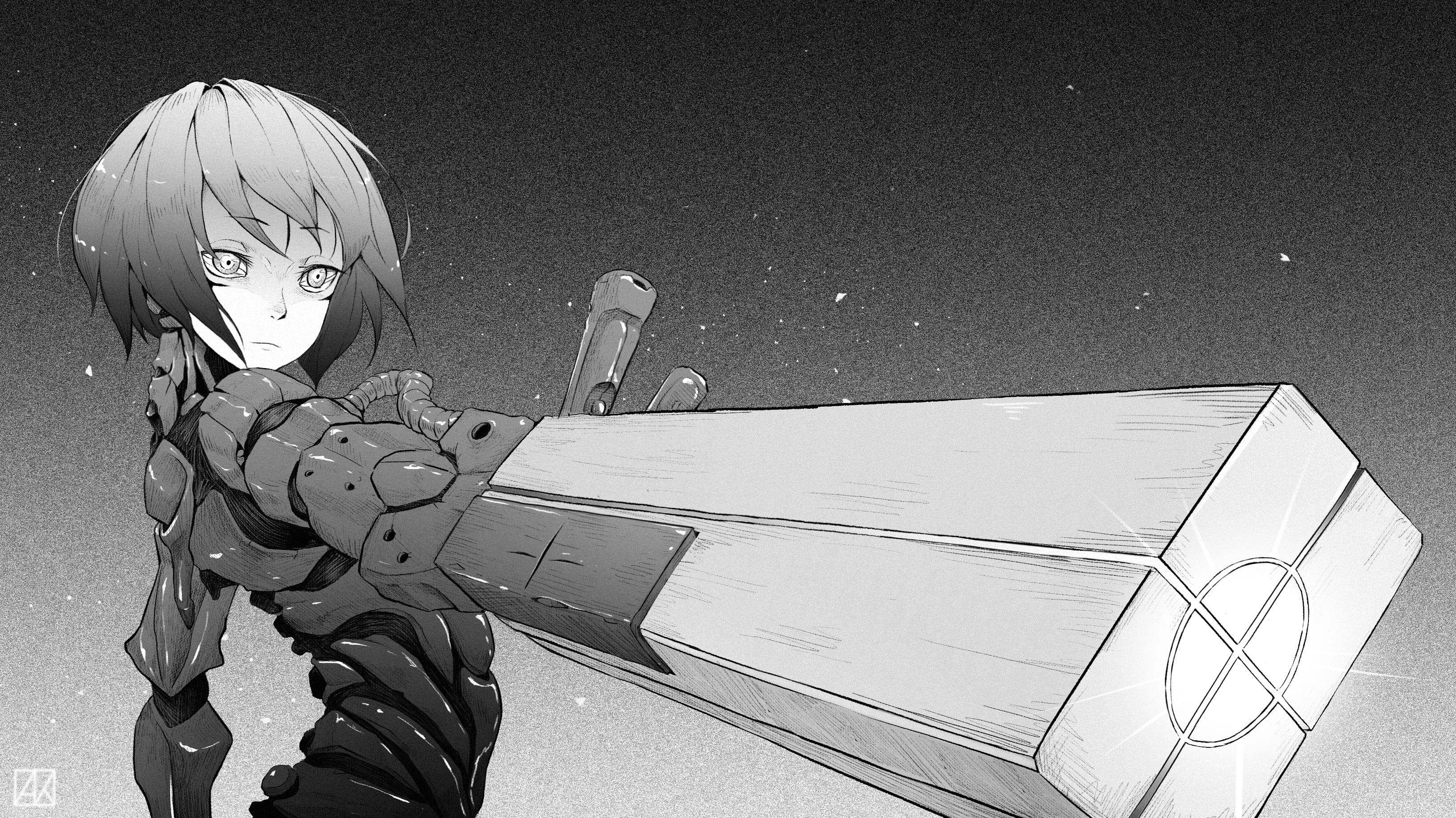 Blame!, mecha girls, cyborg, 2K, HD Wallpaper