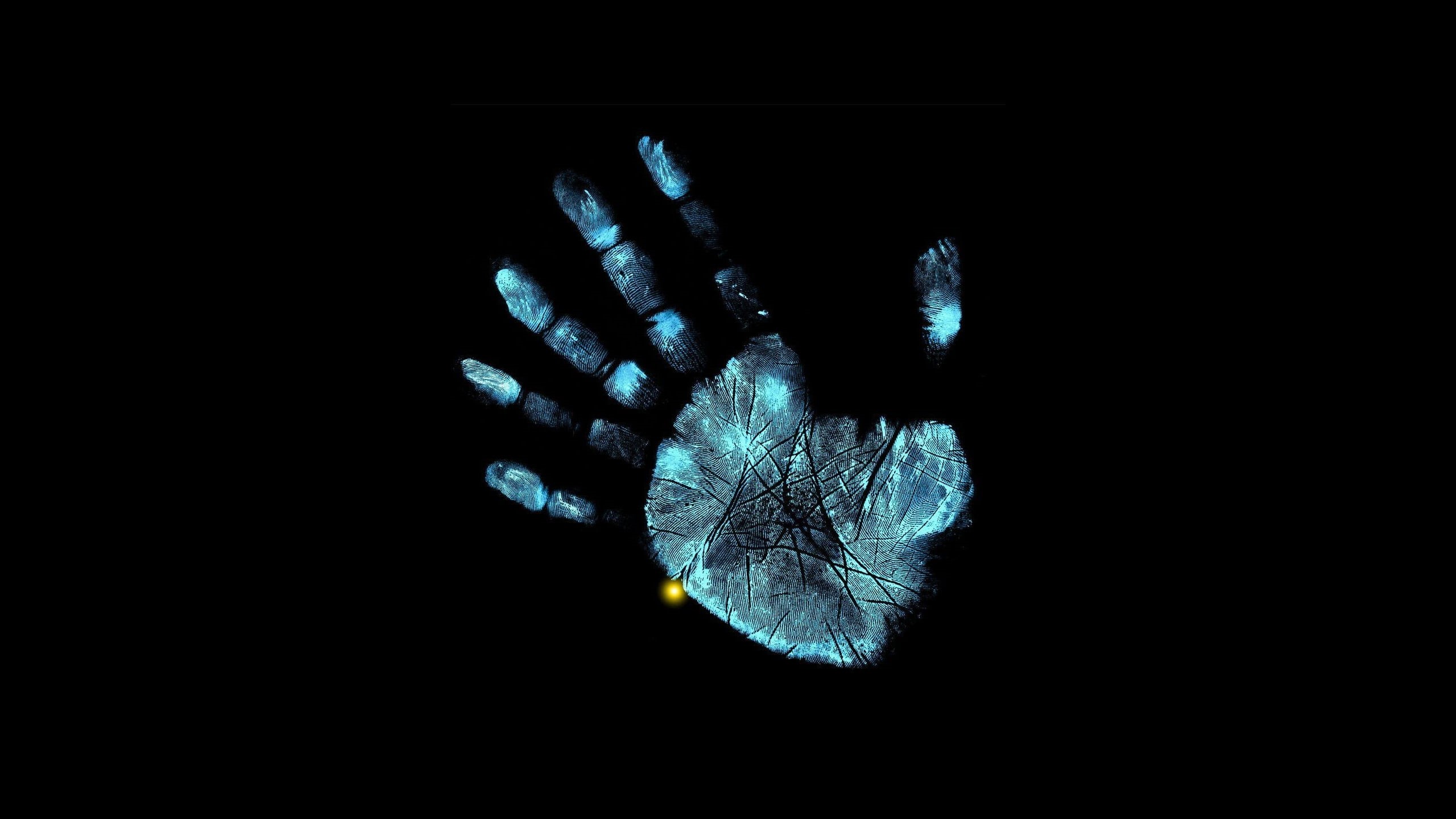 Fringe (TV series), aliens, hand gesture, amoled, 2K, cyan, HD Wallpaper
