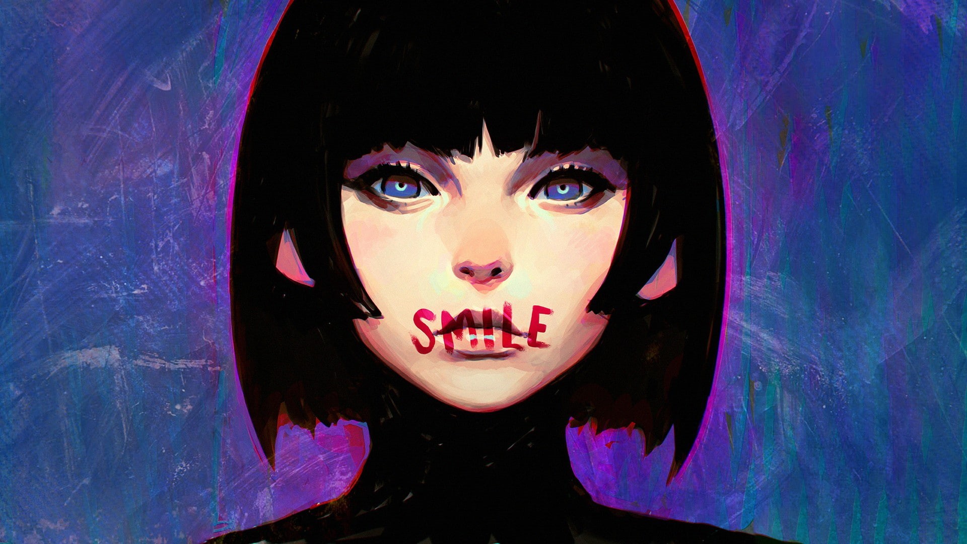 Ilya Kuvshinov, digital art, women, 1080P, HD Wallpaper
