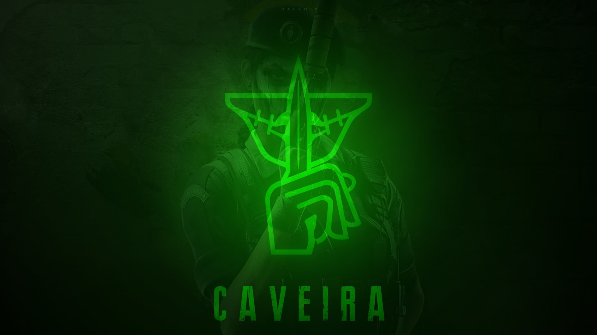 Operation Skull Rain, Caveira (Tom Clancys Rainbow Six: Siege), 1080P, Video Game, Minimalist, Tom Clancys Rainbow Six: Siege, HD Wallpaper