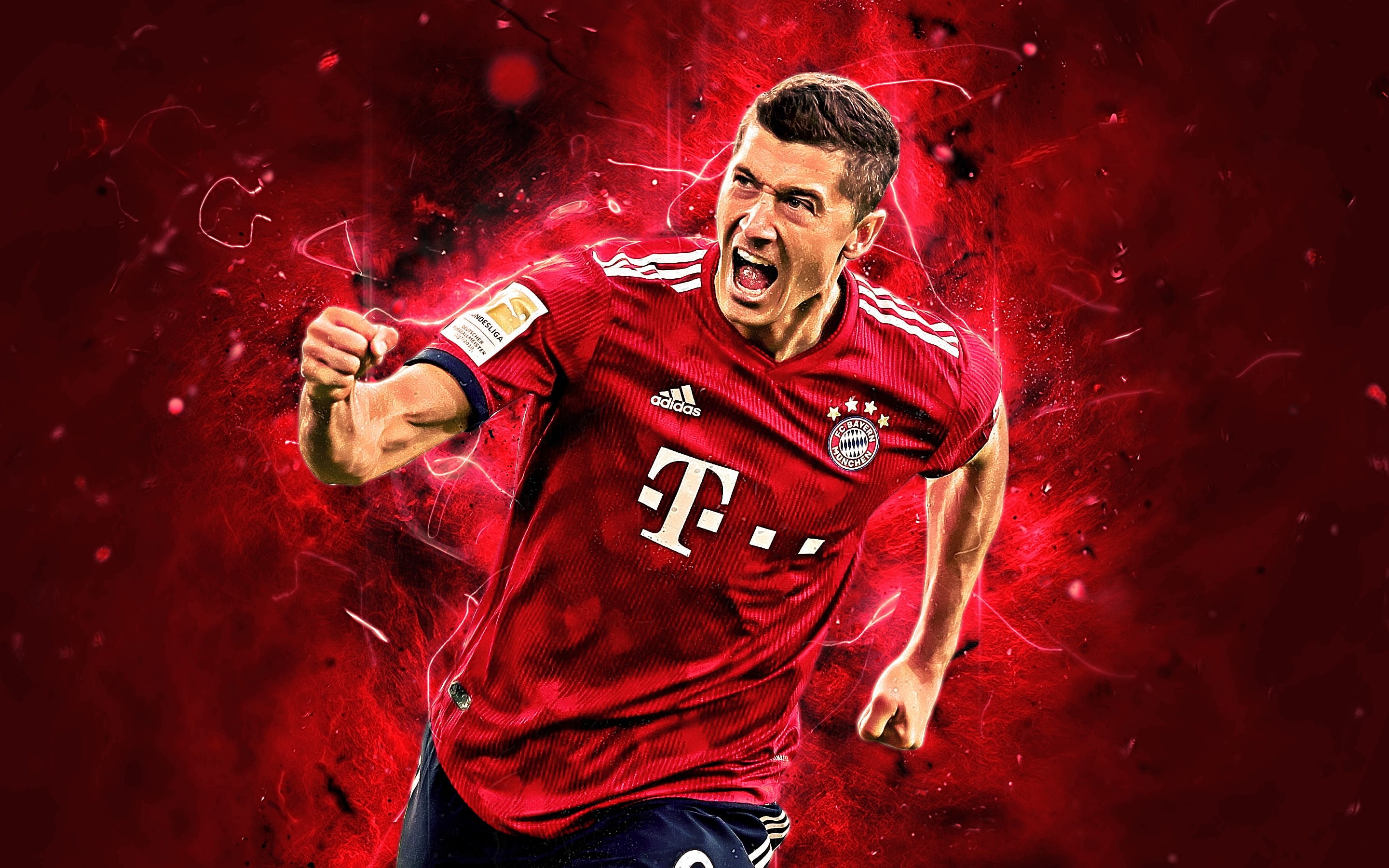 Soccer, 2K, Robert Lewandowski, Polish, FC Bayern Munich, HD Wallpaper