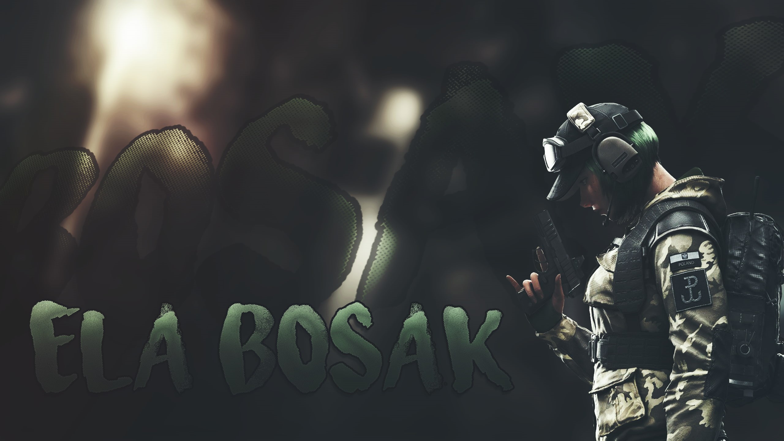 video games, Rainbow Six: Siege, Ela Bosak, 2K, Video Game Art, HD Wallpaper