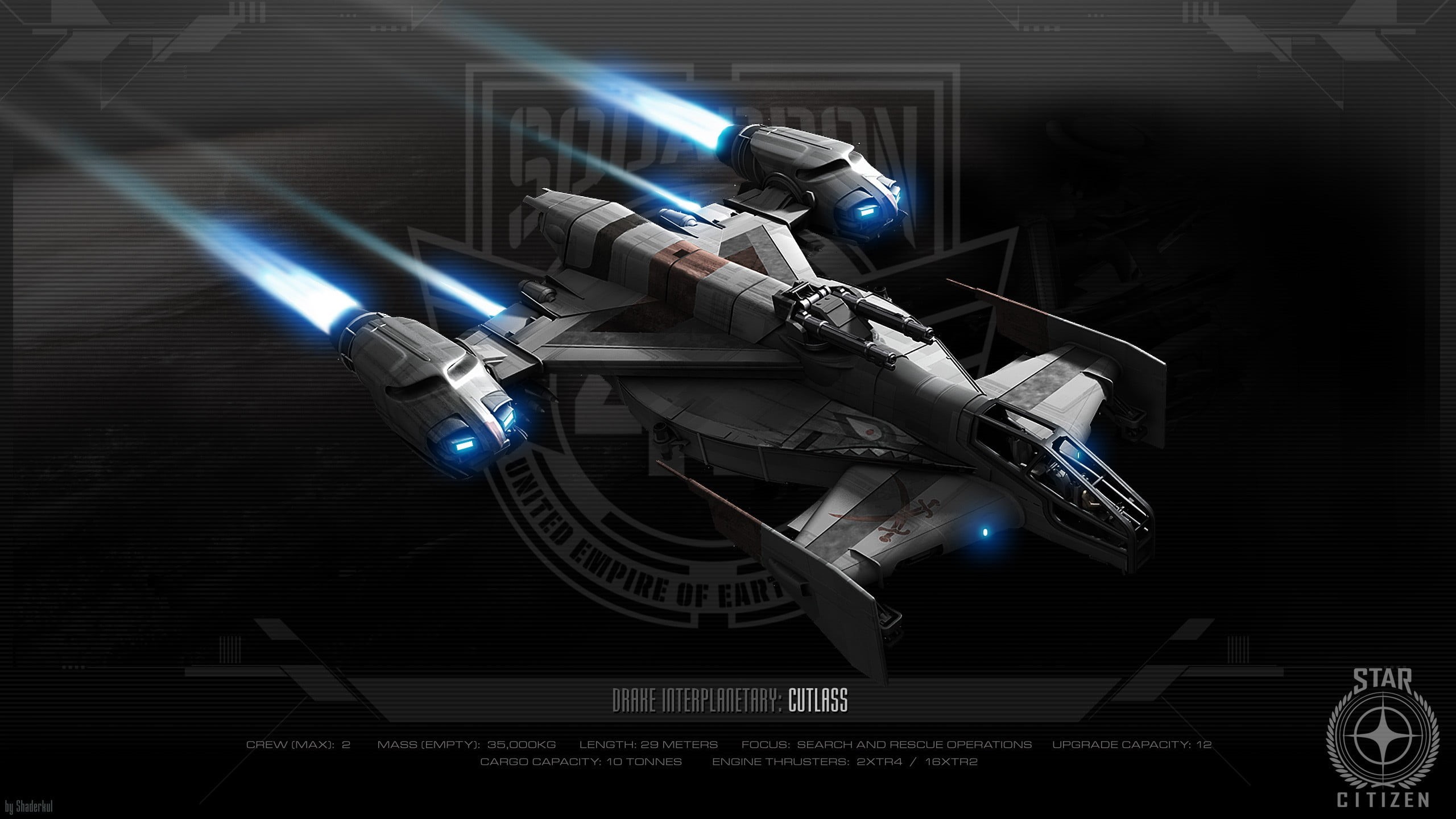 spaceship, cutlass, star, digital, camera - photographic equipment, surveillance, video games, citizen, metal, photography themes, arts culture and entertainment, HD Wallpaper