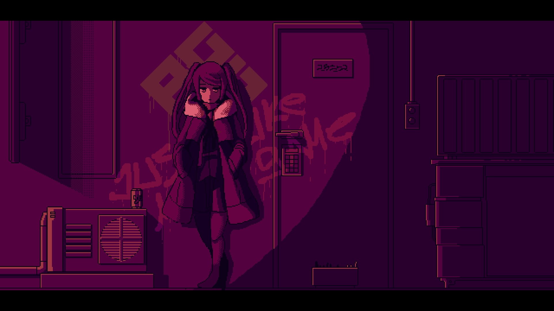 Jill, cyberpunk, pixel art, va-11 hall-a, 1080P, HD Wallpaper