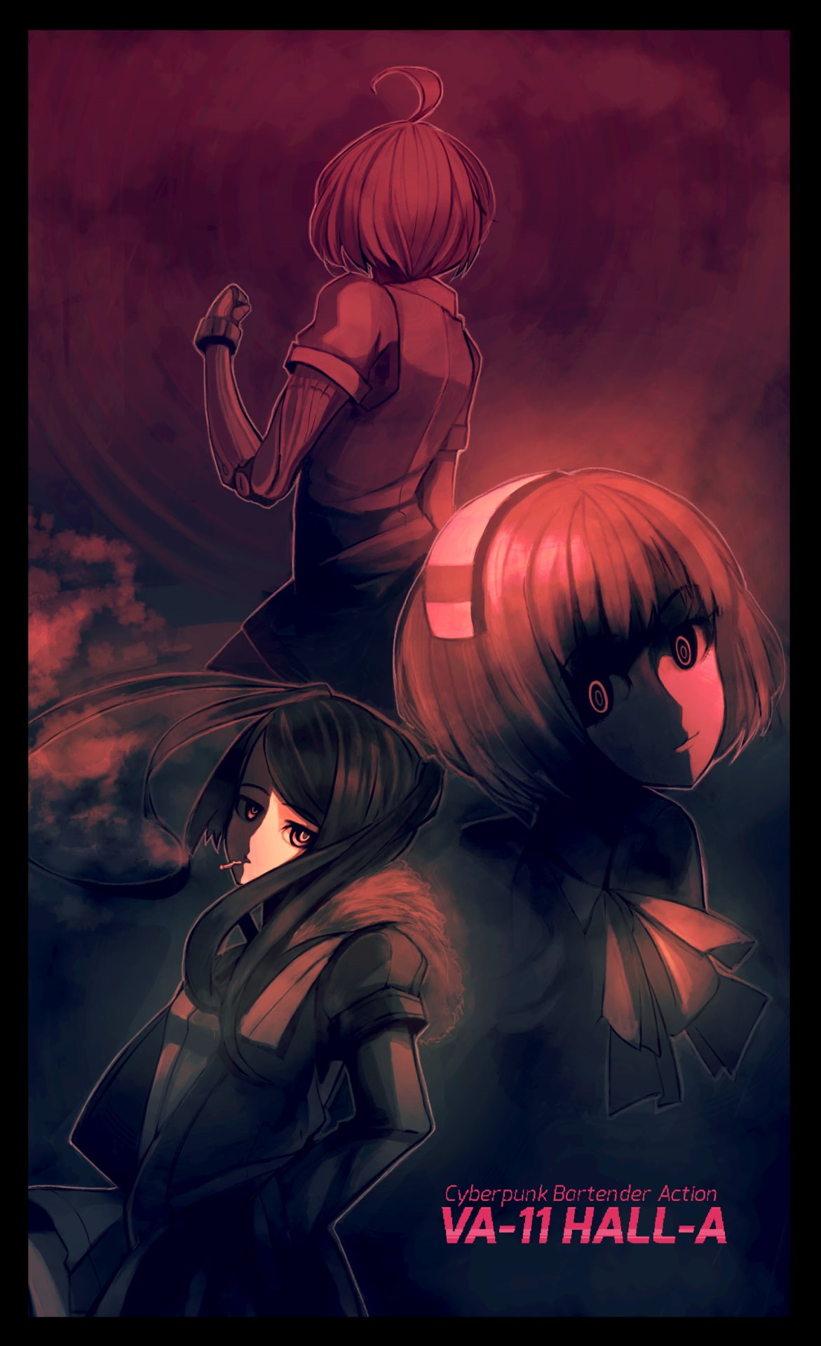 art and craft, evil, 1080P, hairstyle, female likeness, va-11 hall-a, night, Dorothy Haze, child, human representation, Dana Zane, fear, communication, Phone HD Wallpaper