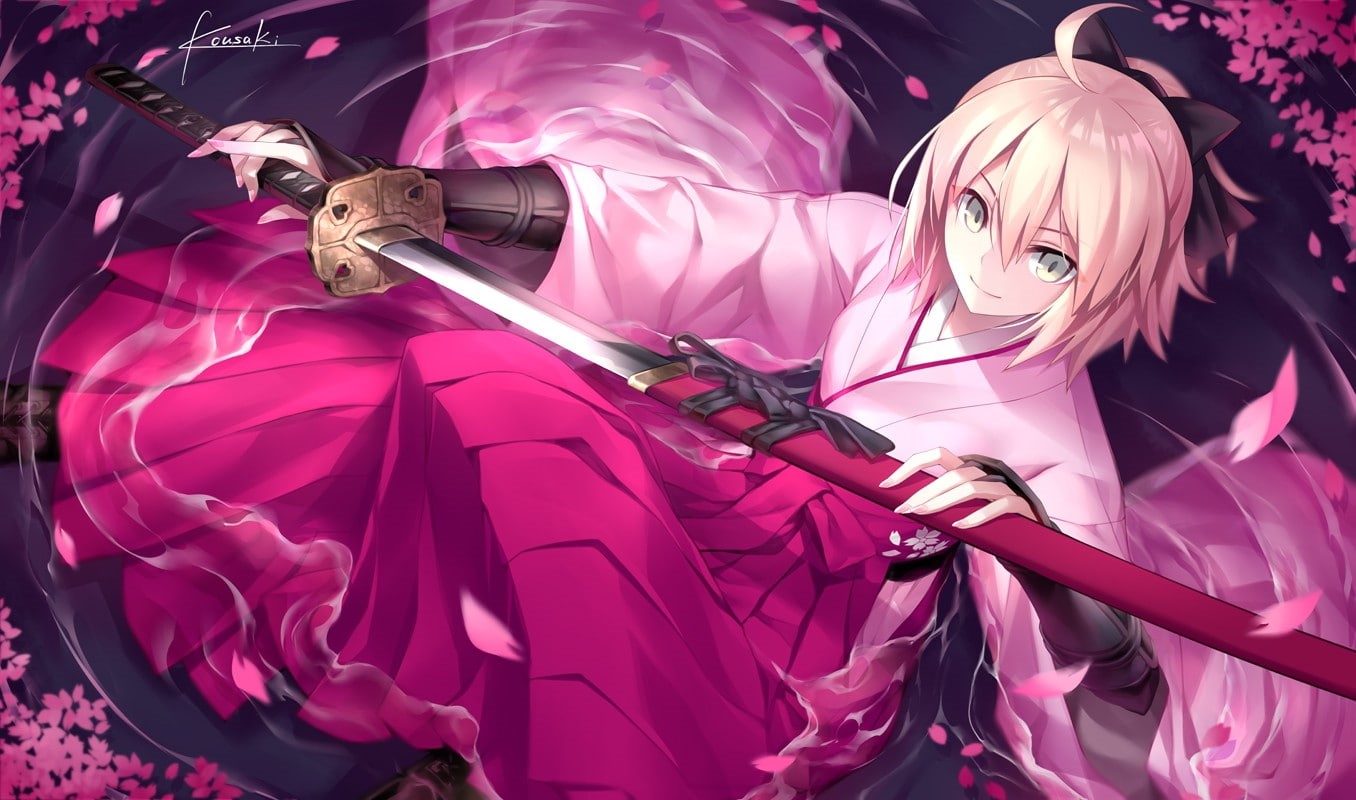 720P, Fate/Grand Order, Sakura Saber, HD Wallpaper