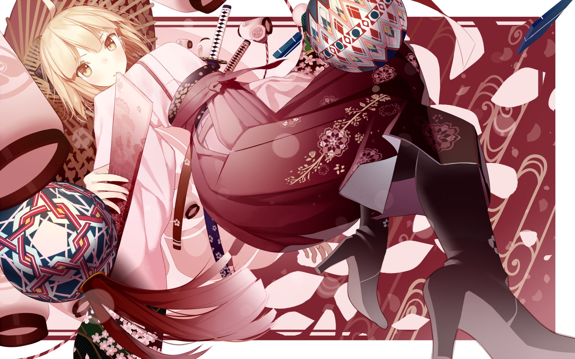 Fate/Grand Order, Sakura Saber, 1080P, HD Wallpaper