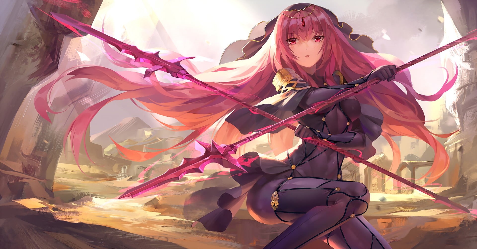 Fate Series, nature, portrait, textile, young women, clothing, women, leisure activity, one person, Fate/Grand Order, beauty, outdoors, 1080P, real people, HD Wallpaper