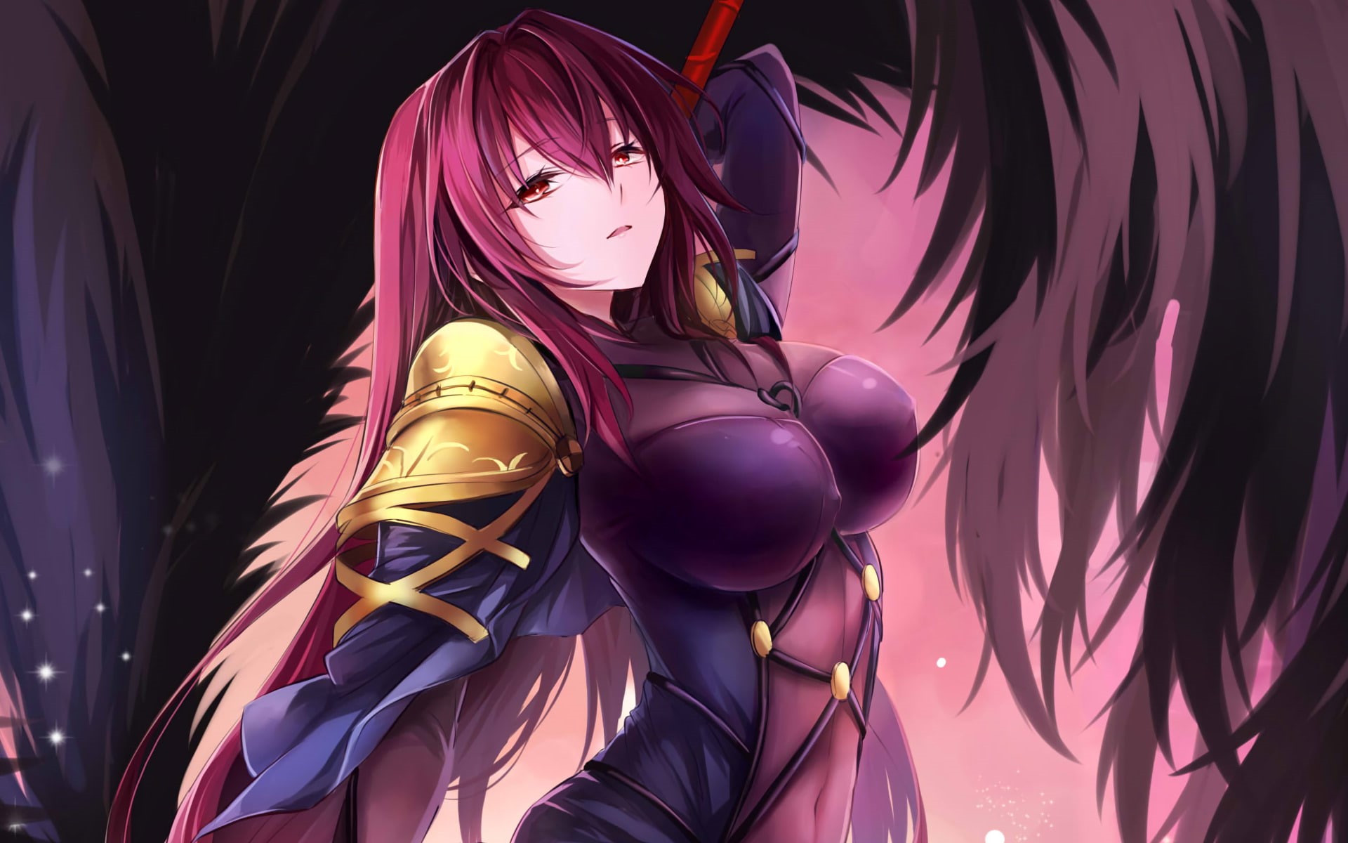 1080P, Fate Series, Fate/Grand Order, Scathach (Fate/Grand Order), HD Wallpaper