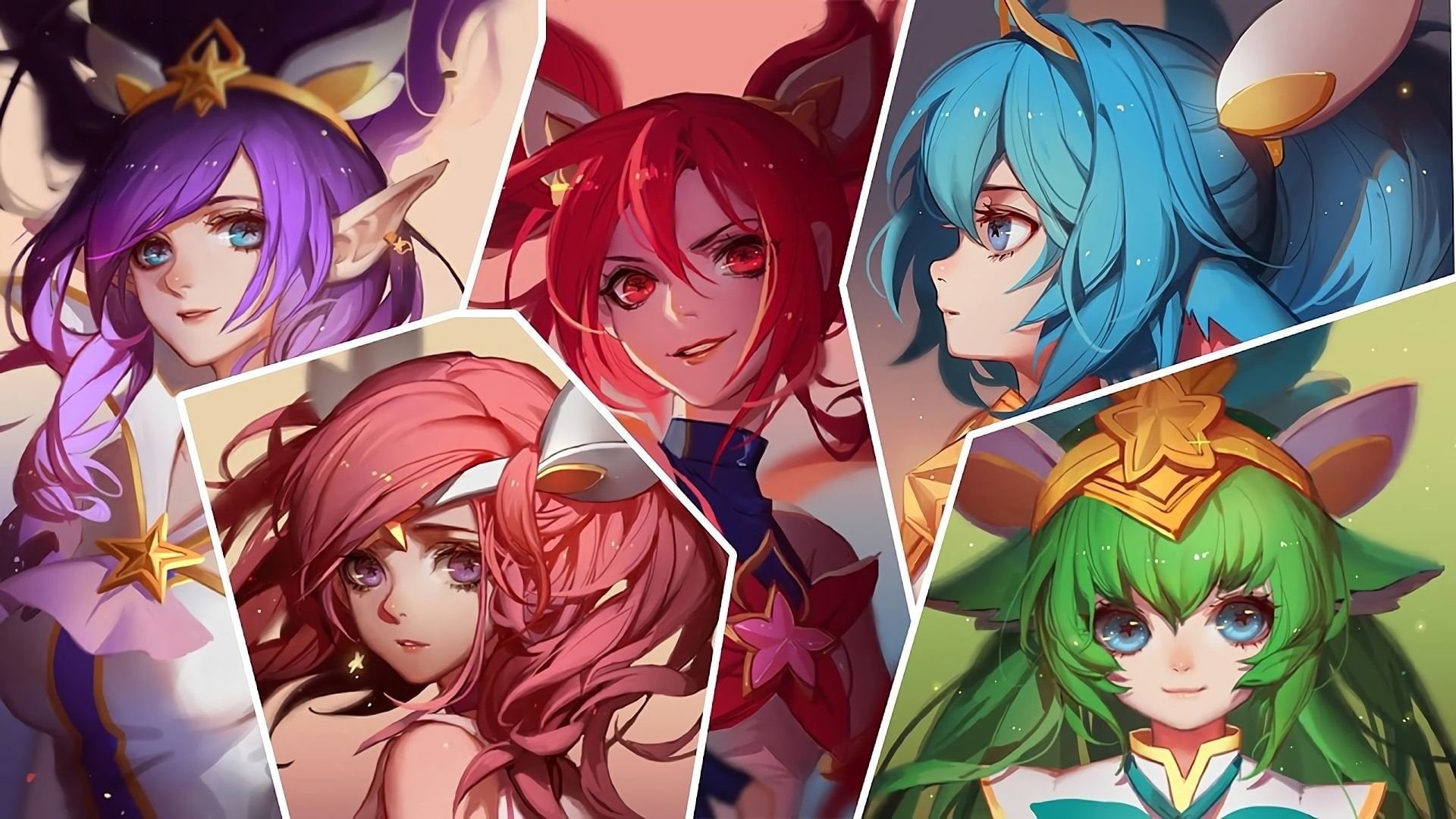 Janna (League Of Legends), 1080P, Poppy (League Of Legends), Lux (League Of Legends), Video Game, Jinx (League Of Legends), Lulu (League Of Legends), League, HD Wallpaper