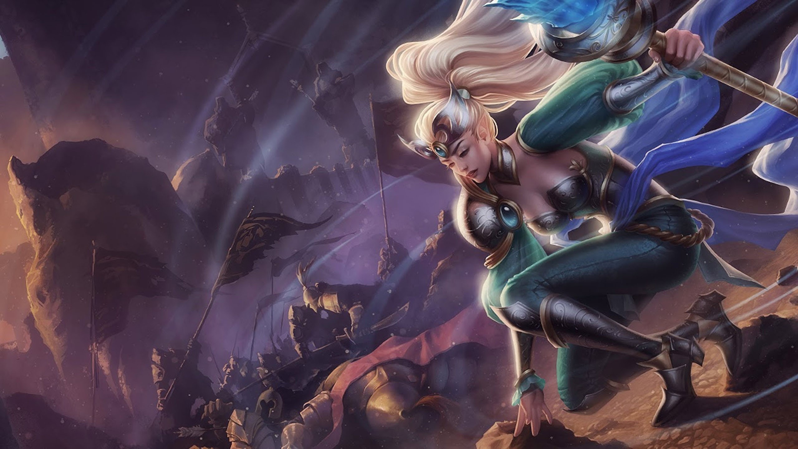 2K, ultra, fantasy, janna, warrior, legends, league, hd, victorious, HD Wallpaper
