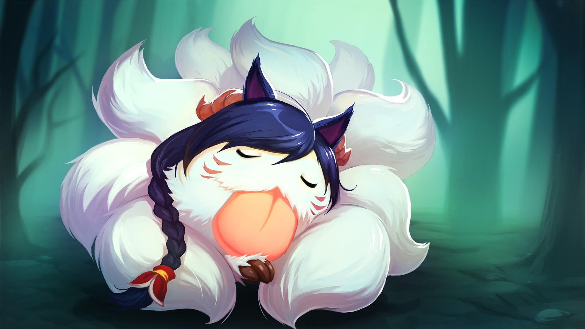 league, mask, Poro, art and craft, textile, real people, illustration, 1080P, close-up, indoors, multi colored, human representation, day, childhood, League of Legends, HD Wallpaper