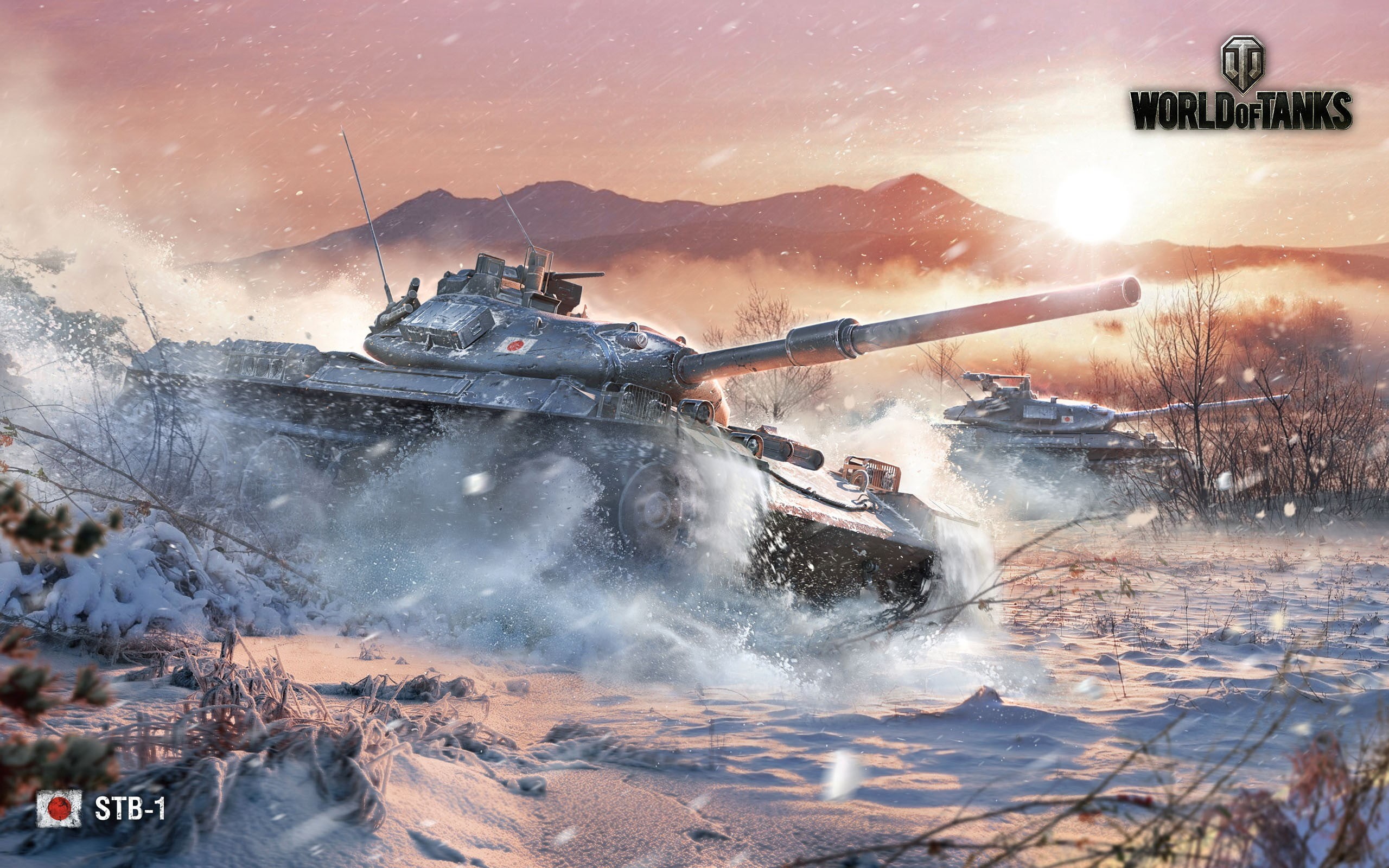 video games, digital, beauty in nature, wargaming, sunset, water, aggression, military, motion, transportation, snow, 2K, nature, sky, world, power in nature, HD Wallpaper