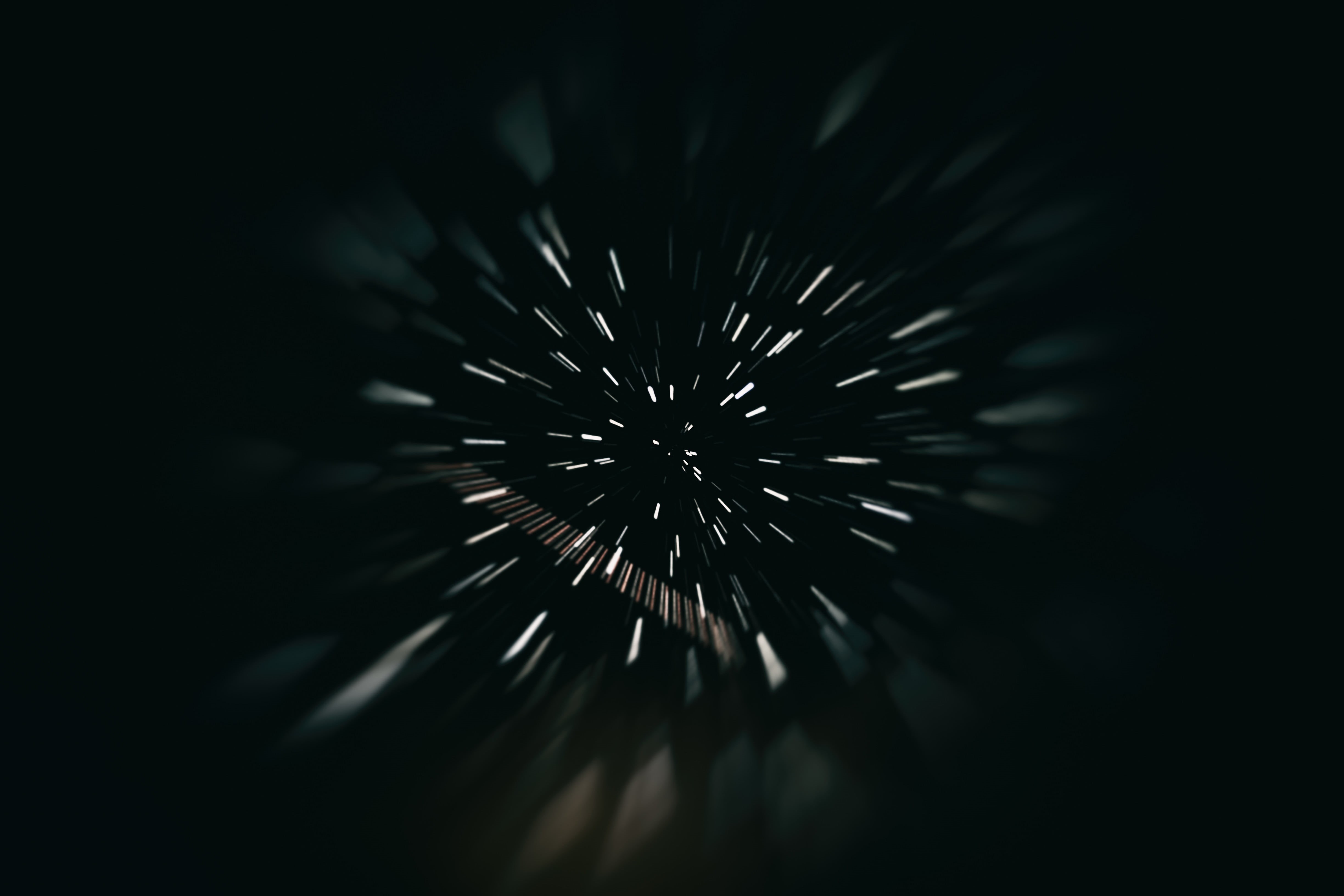 glowing, blurred, long exposure, untitled, stars, motion blur, arts culture and entertainment, nature, dark, sky, 4K, blurred motion, firework display, HD Wallpaper