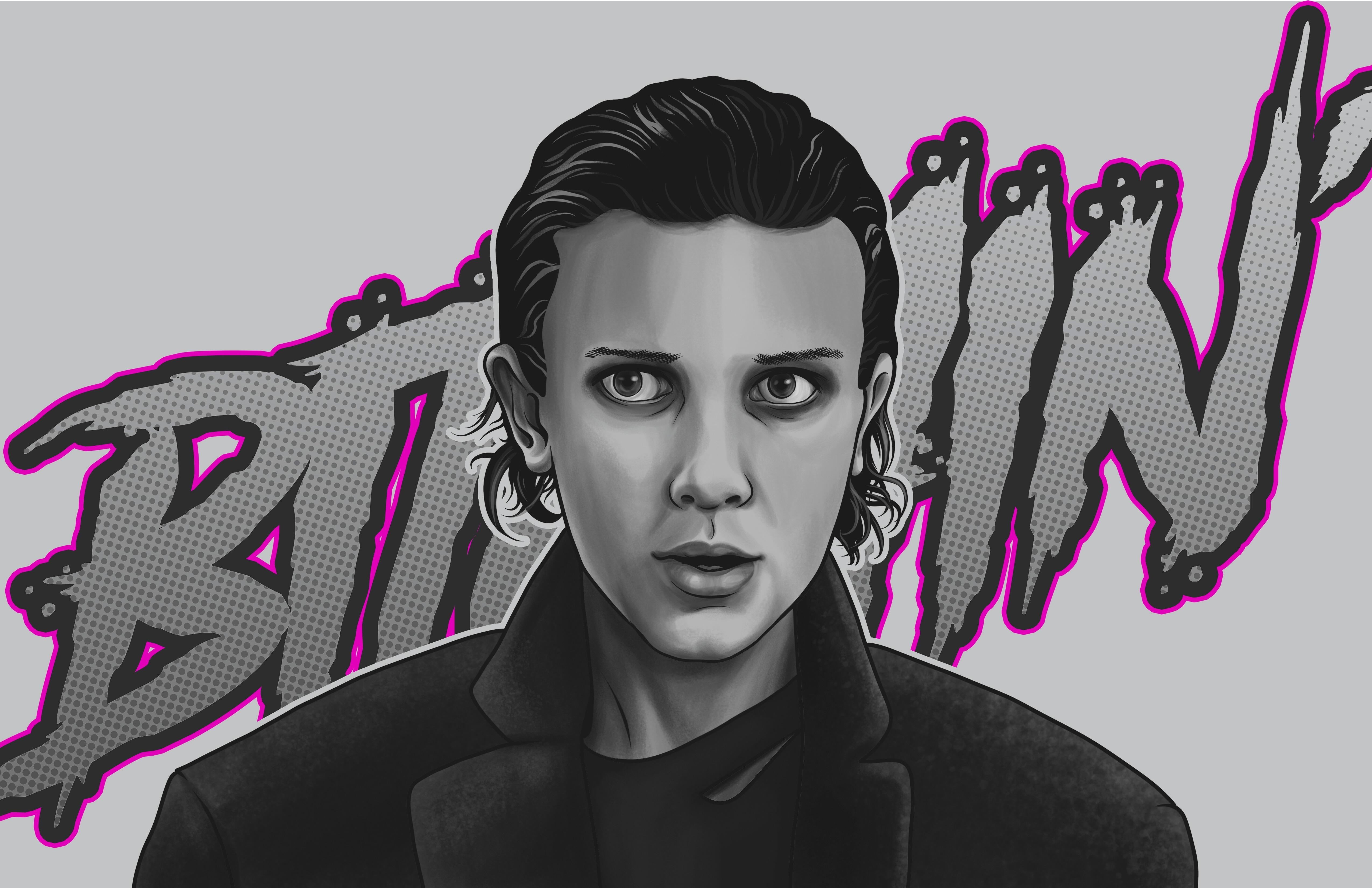 Stranger Things, Millie Bobby Brown, 4K, HD Wallpaper