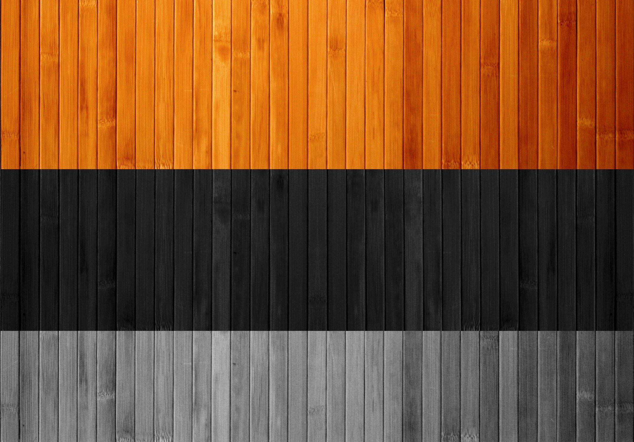 1080P, background, striped, Board, black, grey, orange, brown, gray, wooden, HD Wallpaper