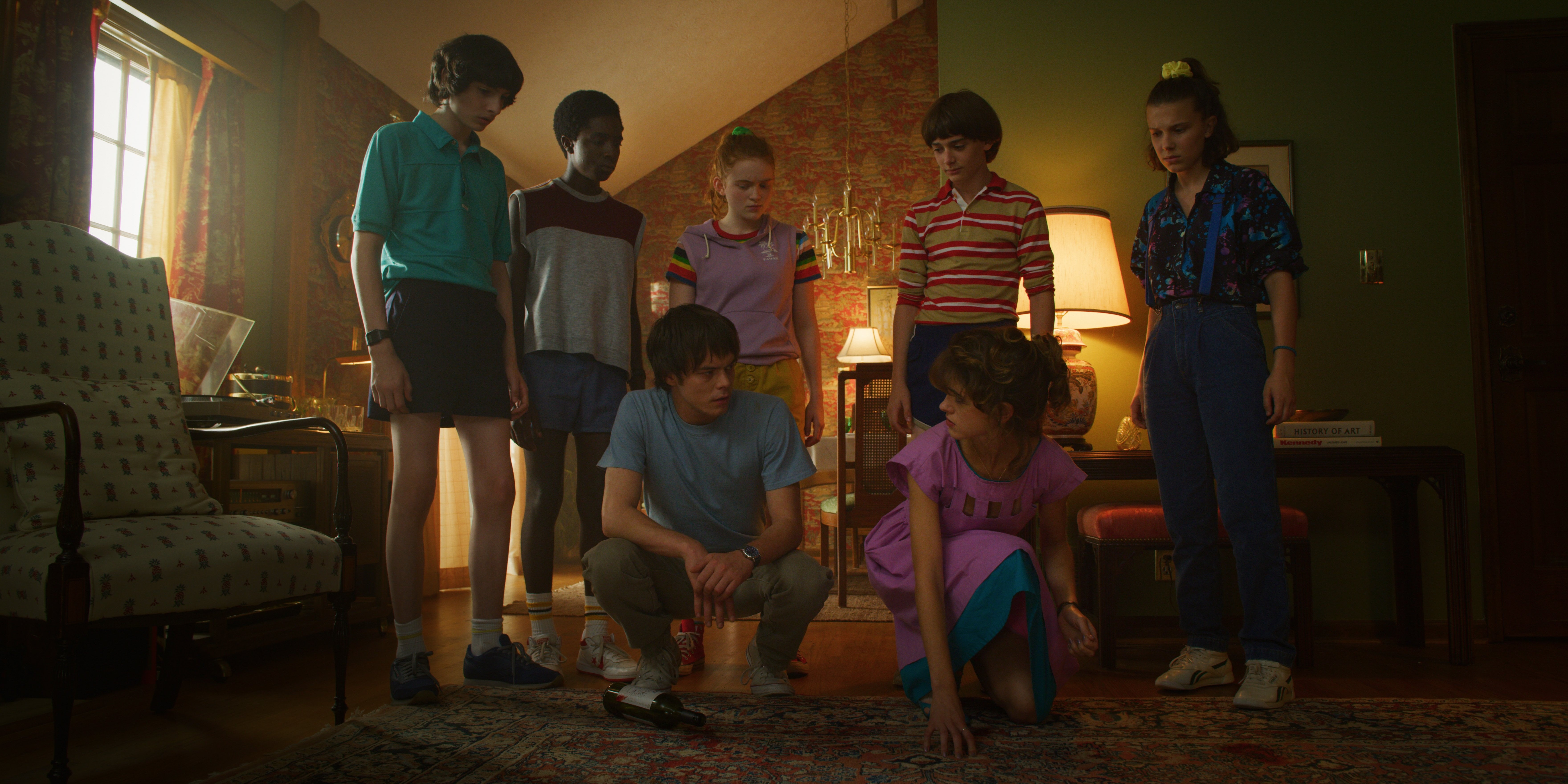Finn Wolfhard, Jonathan Byers, Millie Bobby Brown, 5K, Natalia Dyer, Noah Schnapp, Stranger Things, Charlie Heaton, Nancy Wheeler, Stranger Things - Season 3, HD Wallpaper