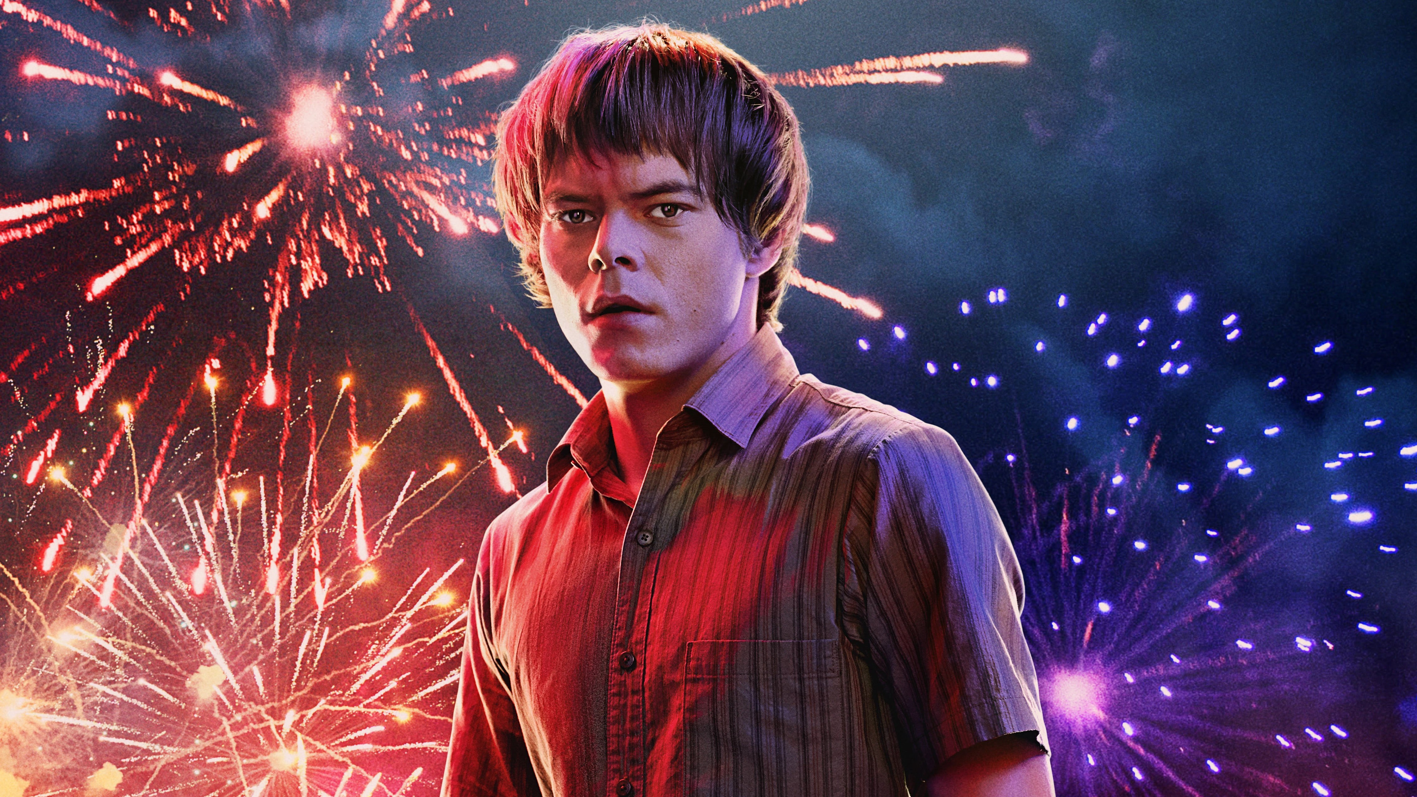 Charlie Heaton, 4K, TV Show, Jonathan Byers, Stranger Things, Stranger Things - Season 3, HD Wallpaper