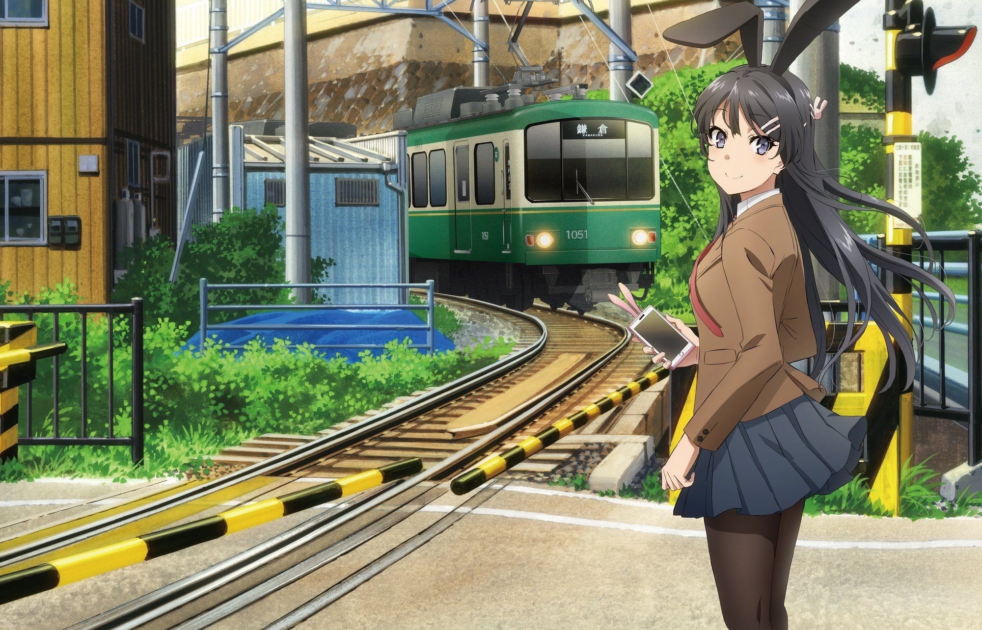 the city, street, 1080P, Rascal Does Not Dream of Bunny Girl Senpai, girl, HD Wallpaper