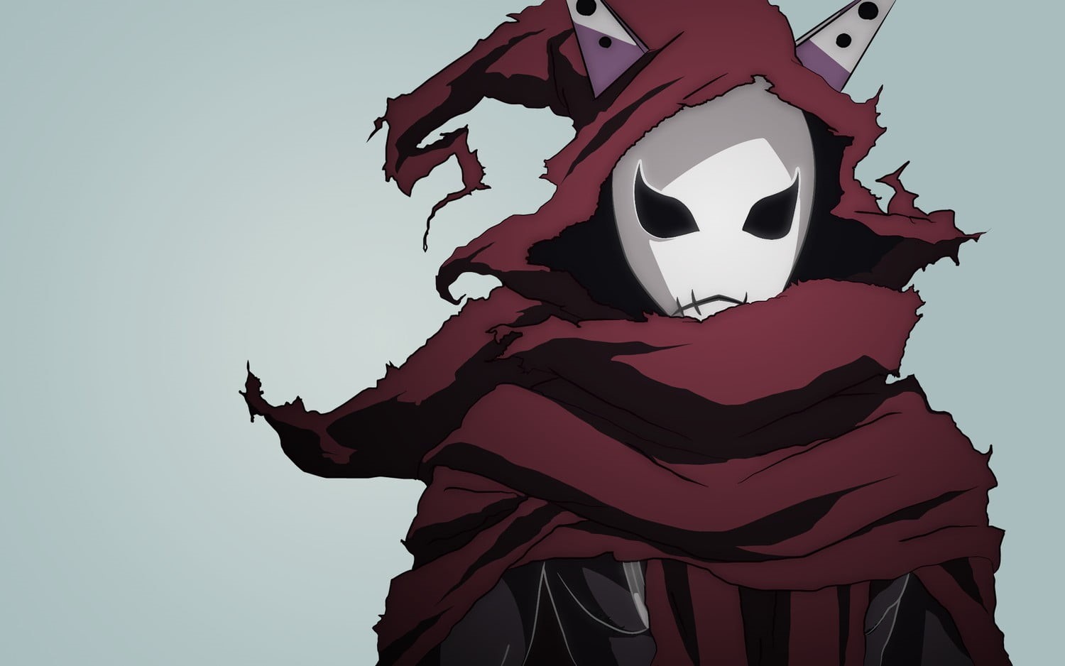 disguise, nature, creativity, mask, white, close-up, human representation, silhouette, character, Yumekui Merry, day, sky, no people, outdoors, craft, hood, HD Wallpaper