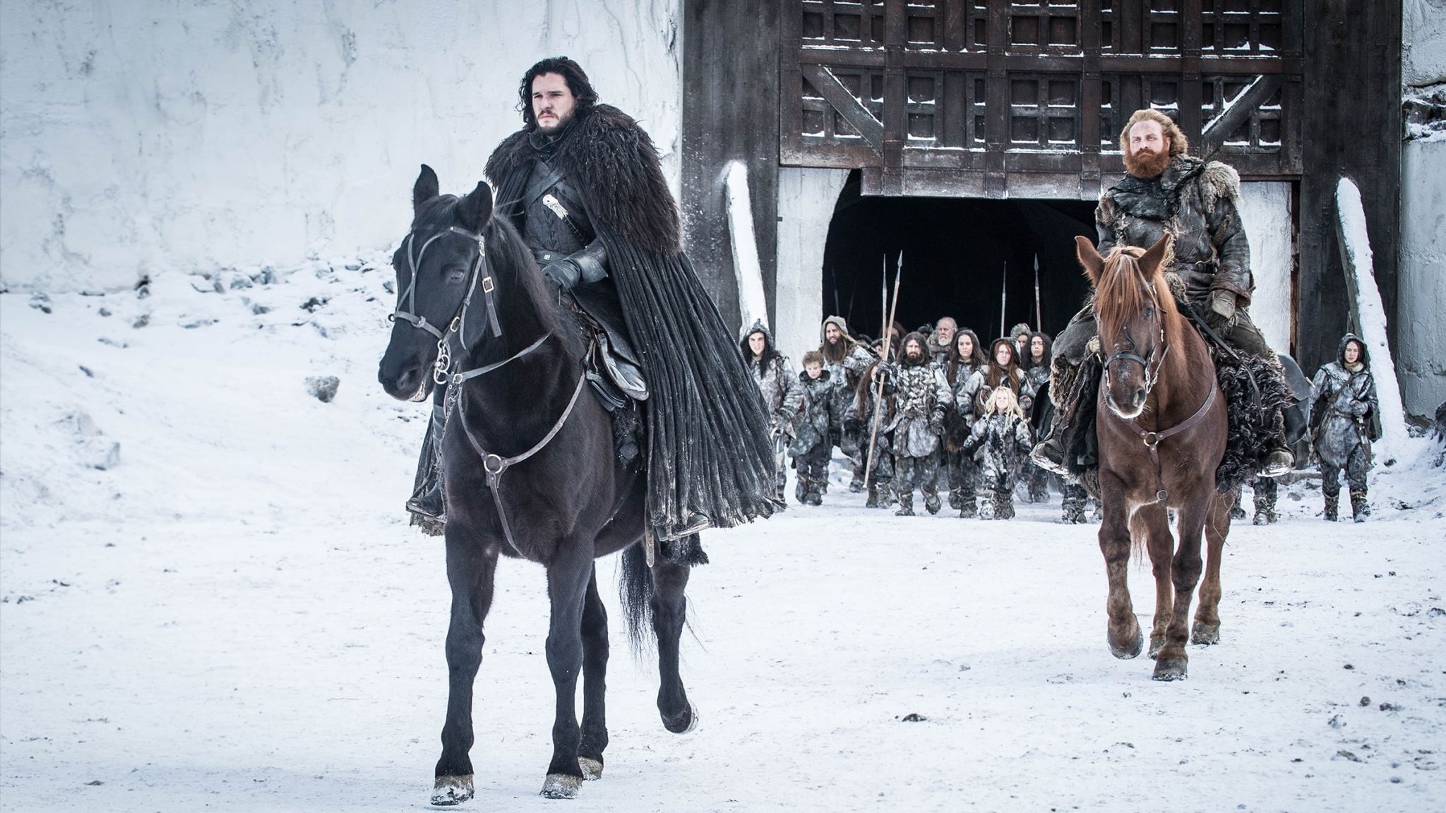 Jon Snow, Tormund Giantsbane, Kit Harington, 1080P, TV Show, Game Of Thrones, Kristofer Hivju, HD Wallpaper
