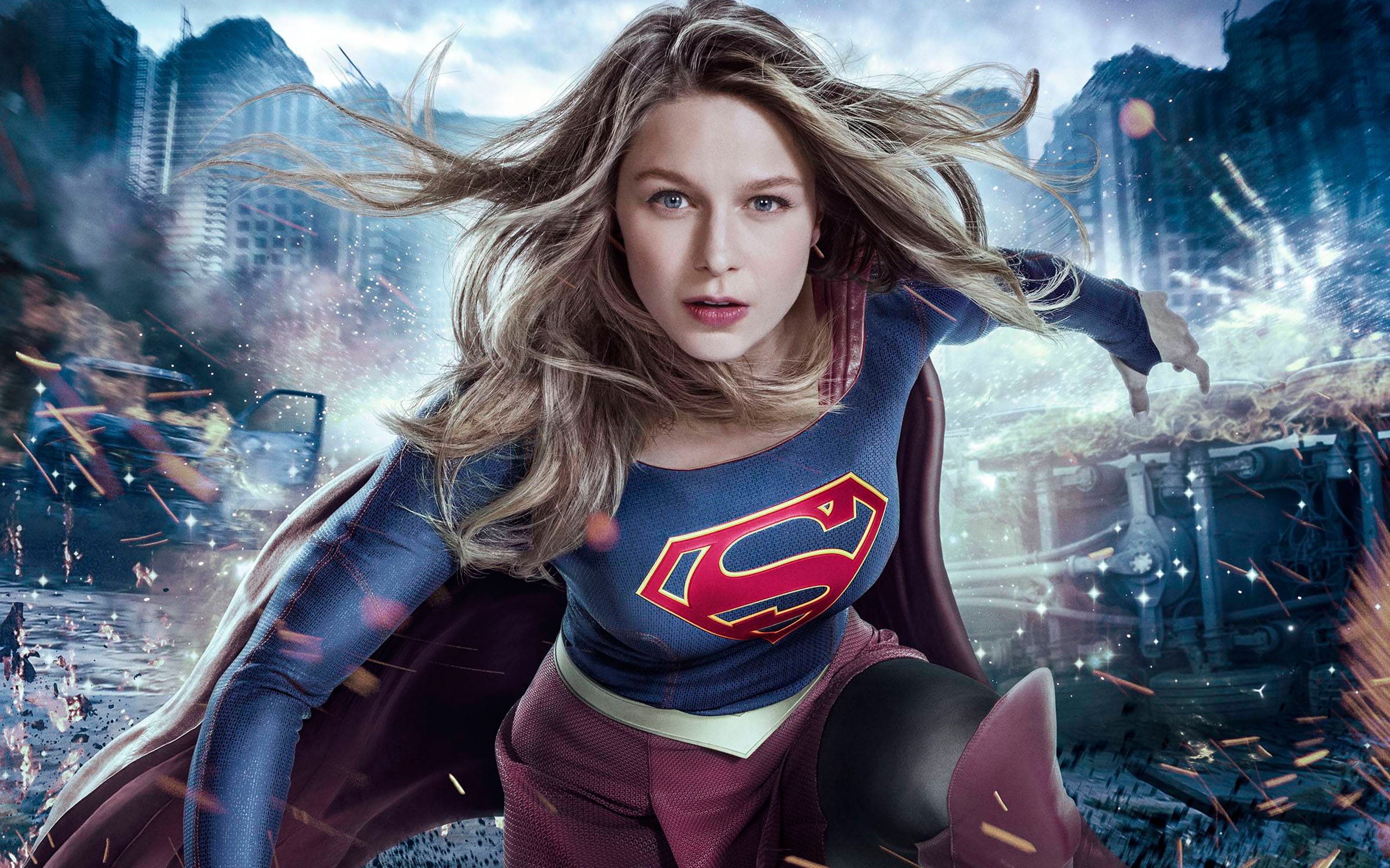 2K, Melissa, 2017, Benoist, Supergirl, Season, HD Wallpaper