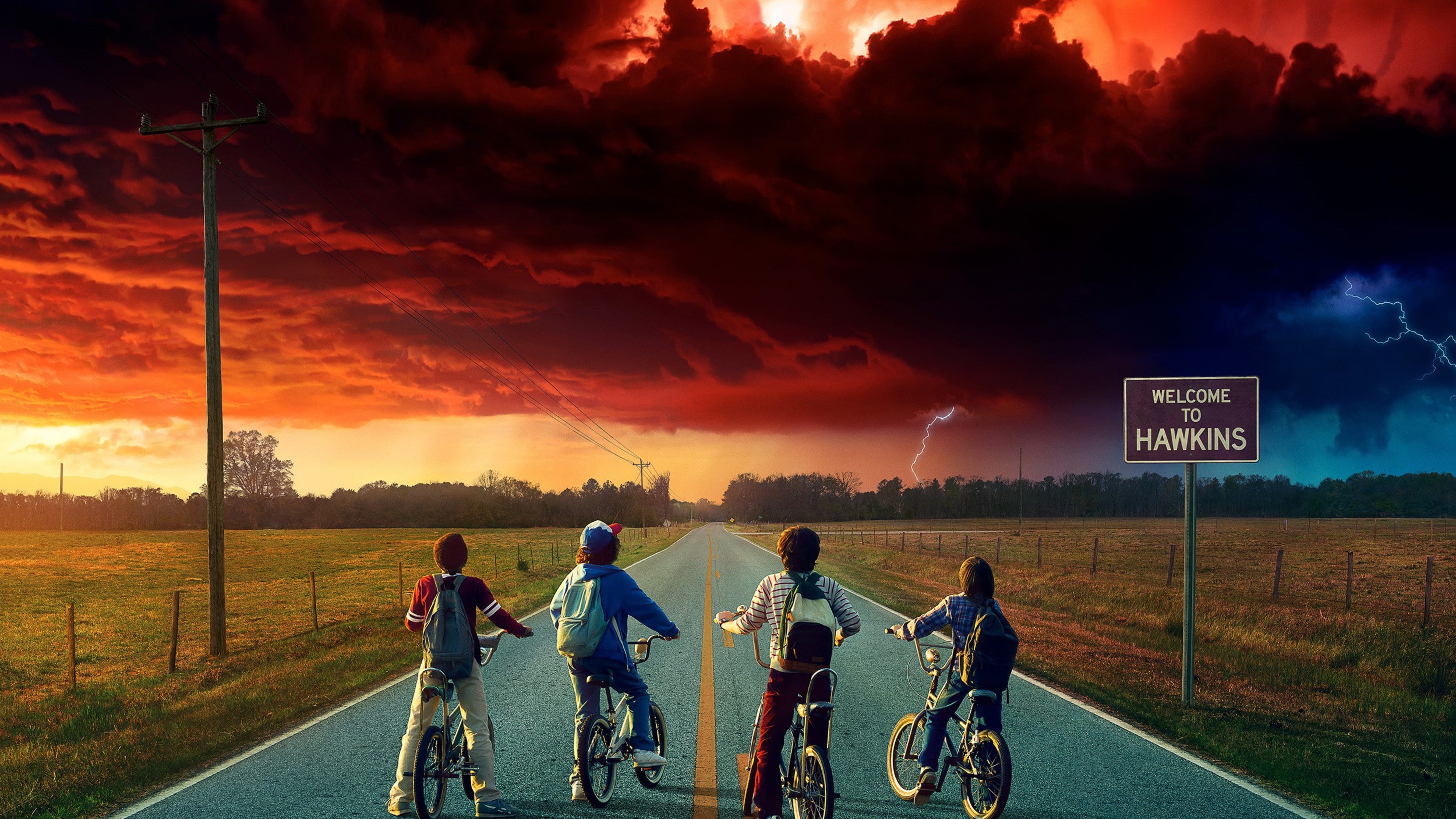 TV Series, Finn Wolfhard, season 2, 4K, Gaten Matarazzo, Stranger Things, 4k, HD Wallpaper