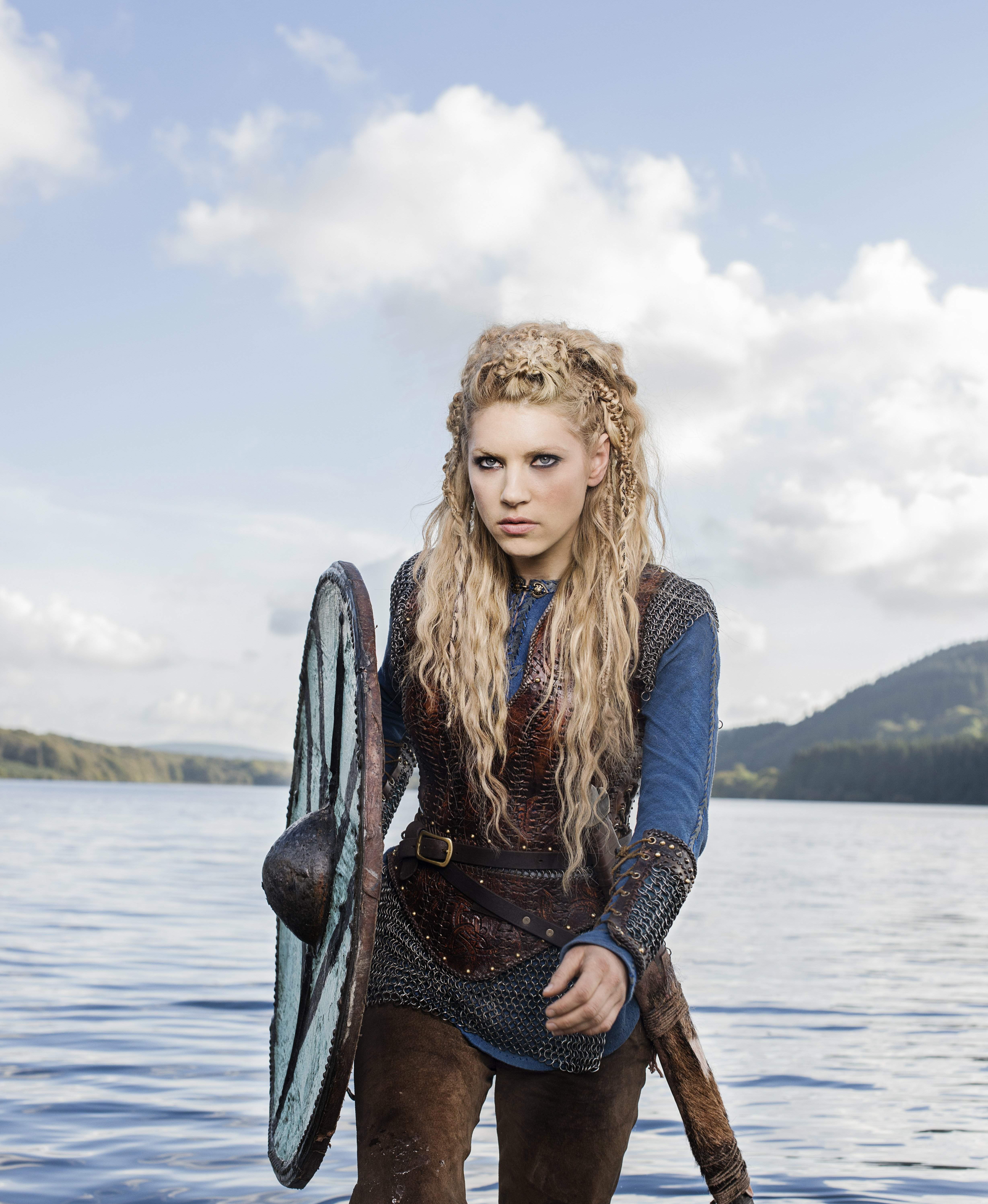 Katheryn Winnick, 5K, Lagertha, Vikings, Phone HD Wallpaper