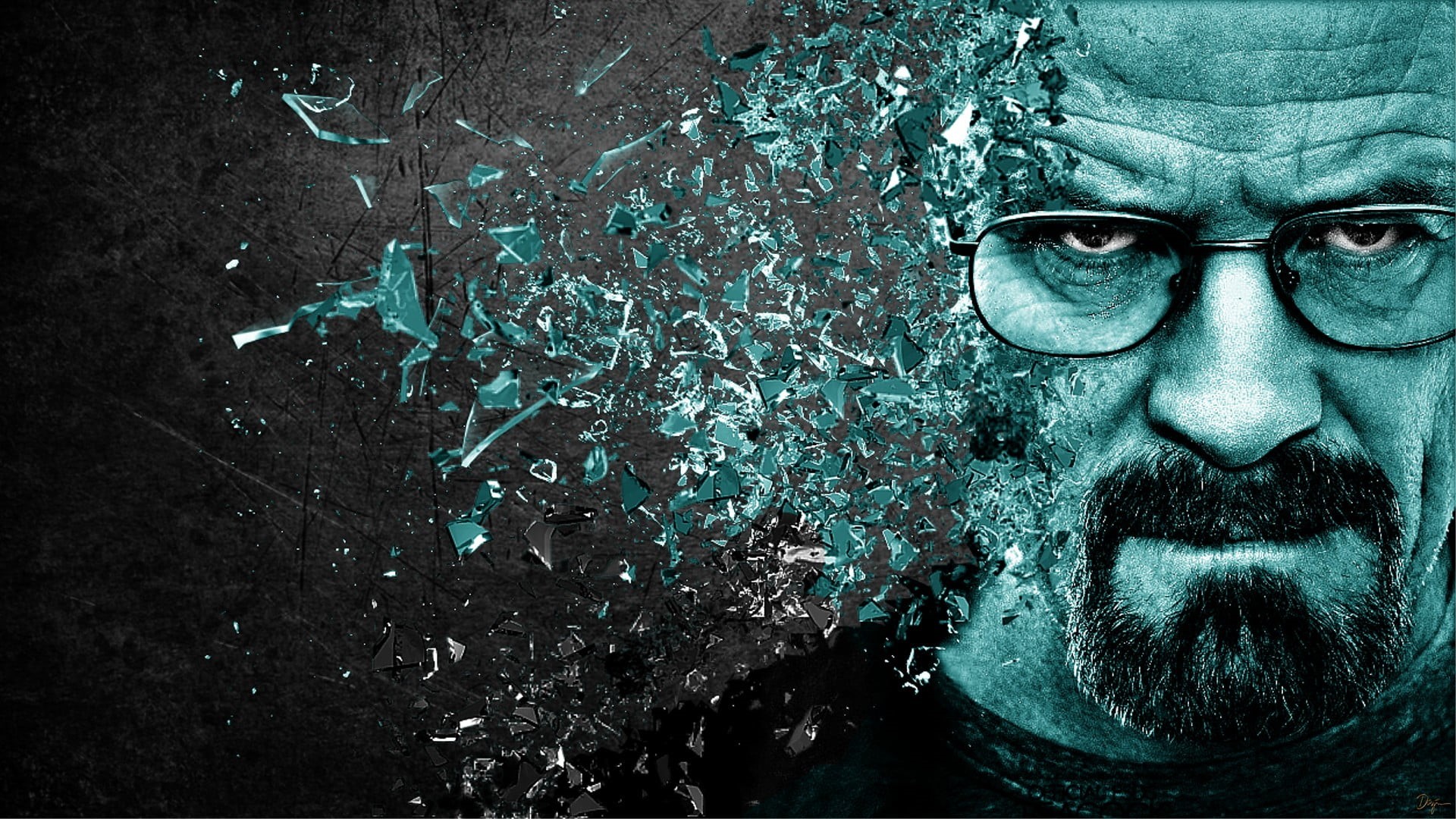 men, digital composite, adult, one person, 1080P, looking at camera, beard, portrait, Breaking Bad, mid adult, cranston, mid adult men, body part, males, HD Wallpaper